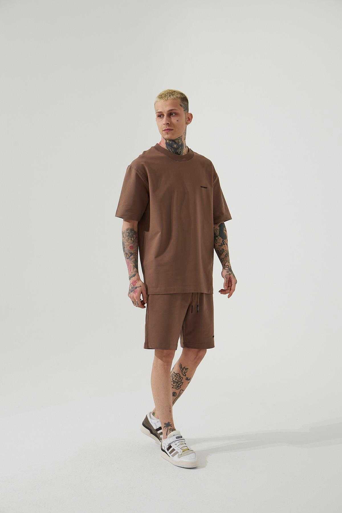 شلوارک ساده خاکستری مردانه