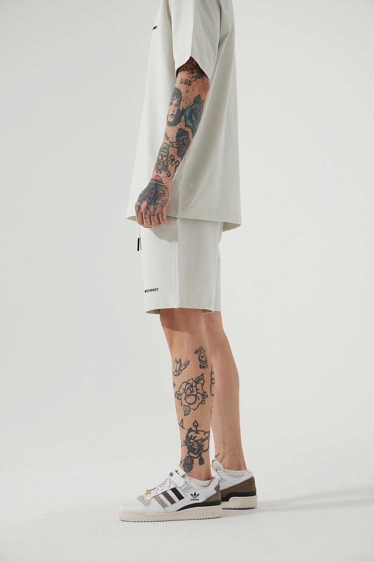 شلوارک ساده خاکستری مردانه