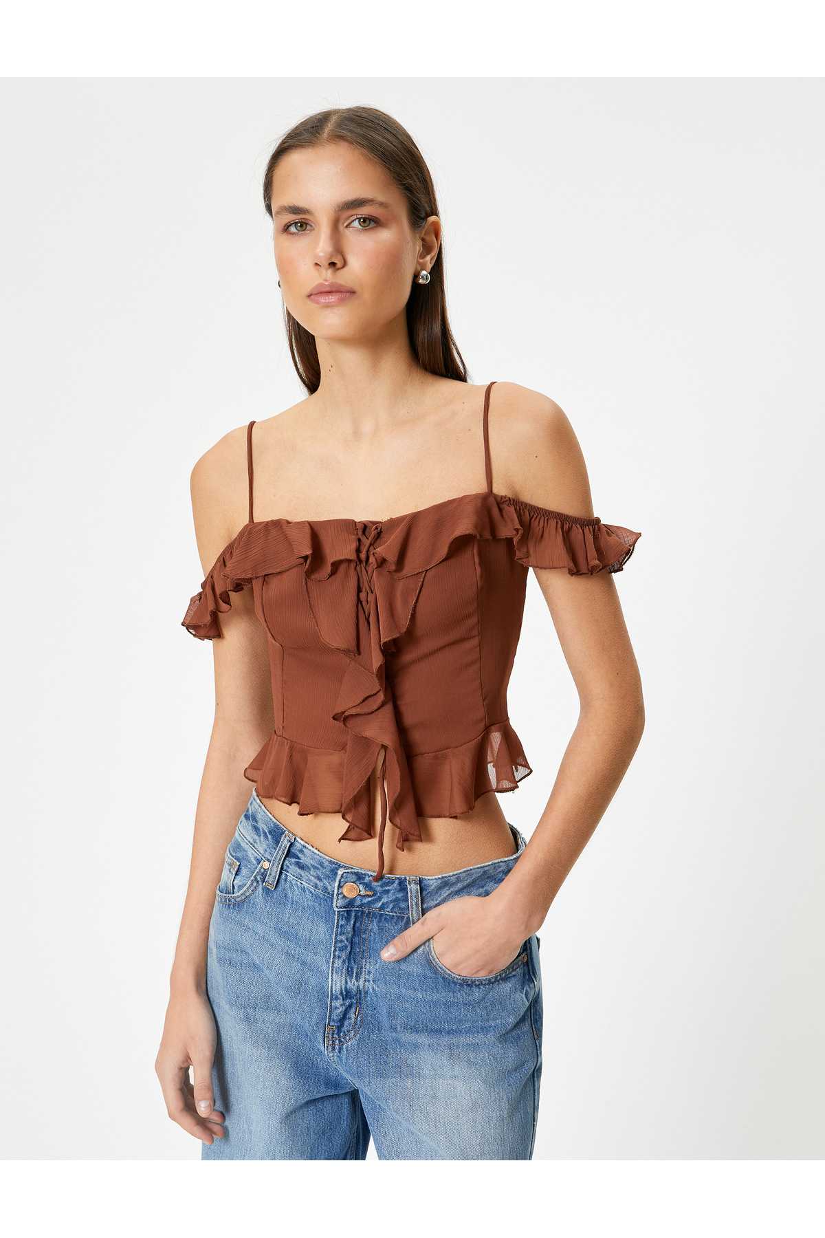 بند نازک برش بلوز برش شانه