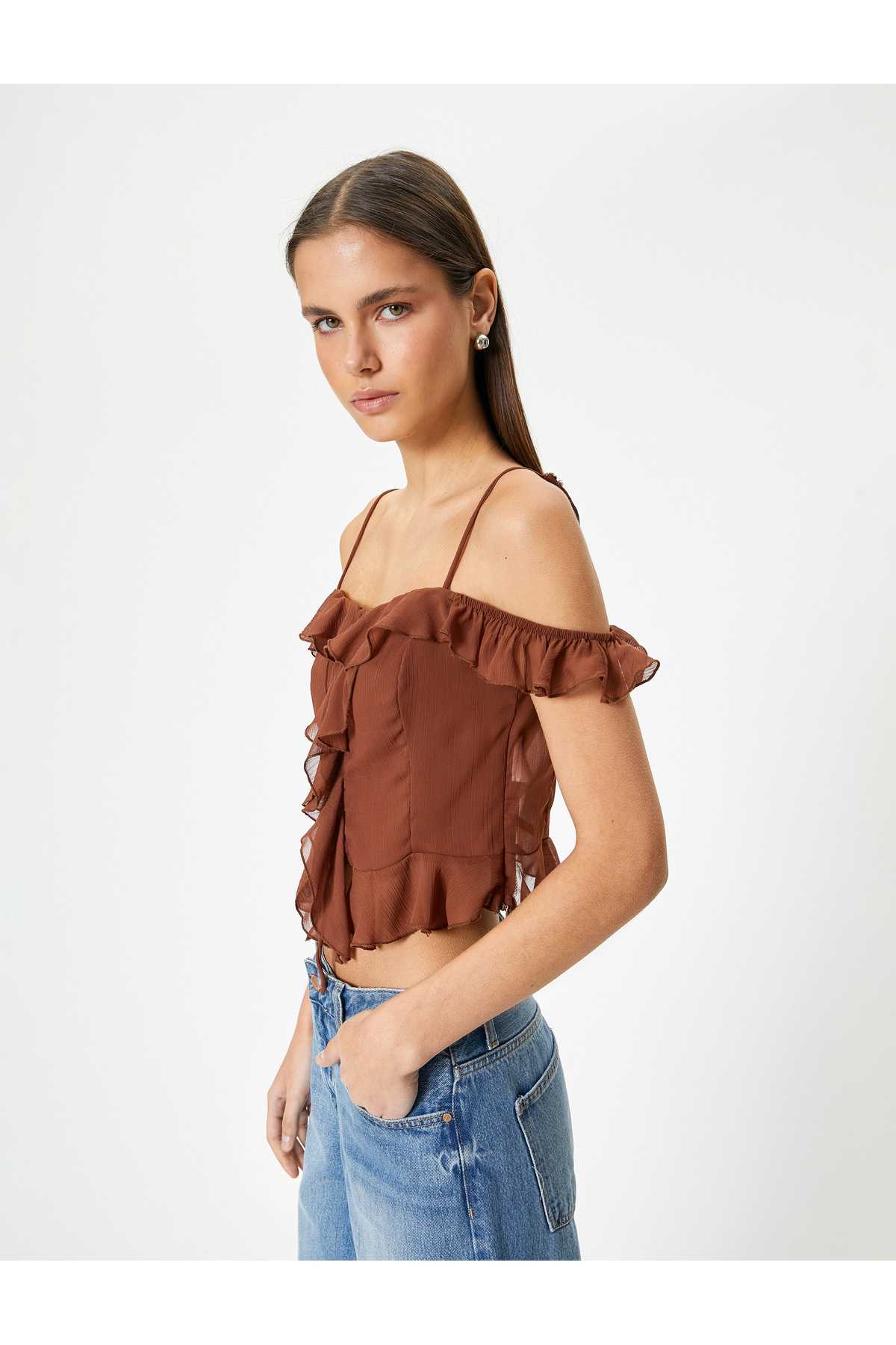 بند نازک برش بلوز برش شانه