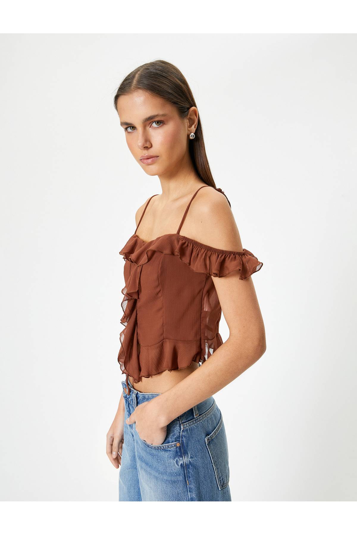 بند نازک برش بلوز برش شانه