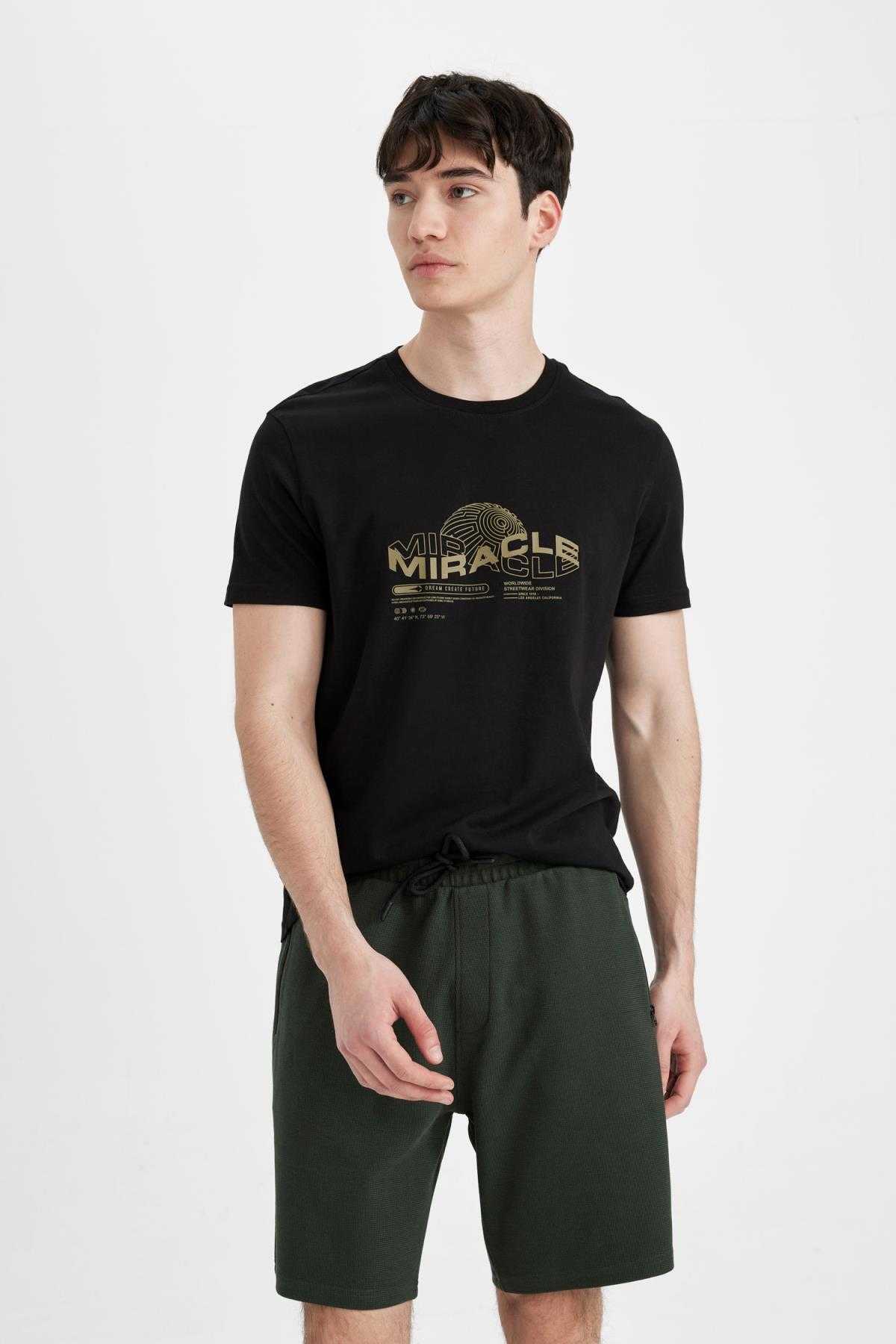 شلوارک ساق پای راست با تناسب منظم