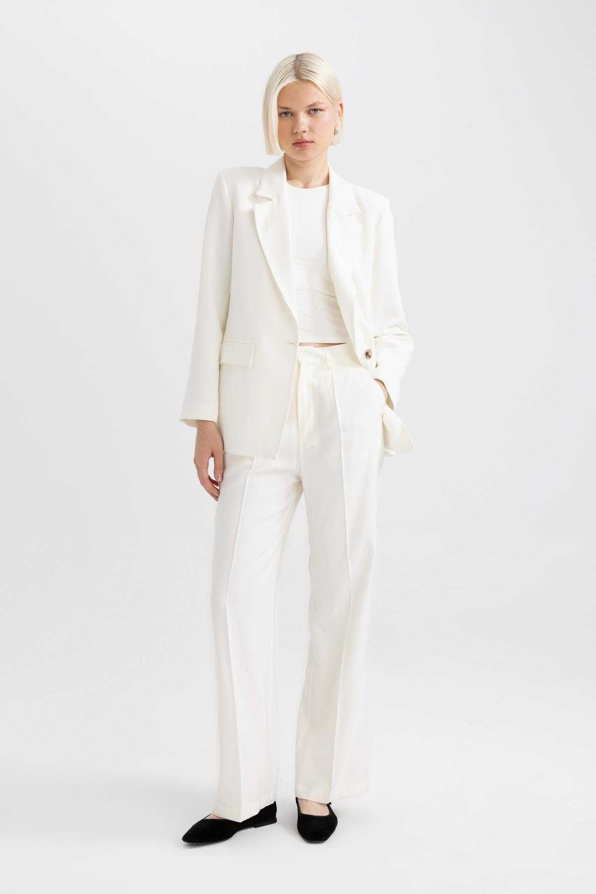 کاپشن کتانی ترکیبی اور سایز فیت