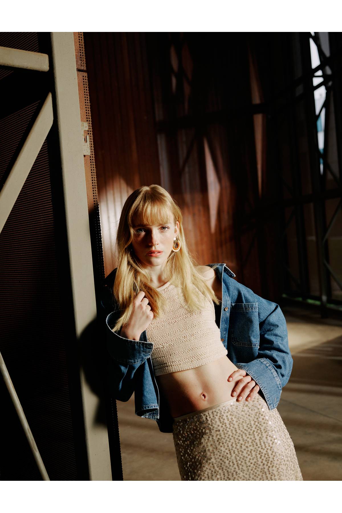 یقه زیر پیراهن بافتنی برش استاندارد