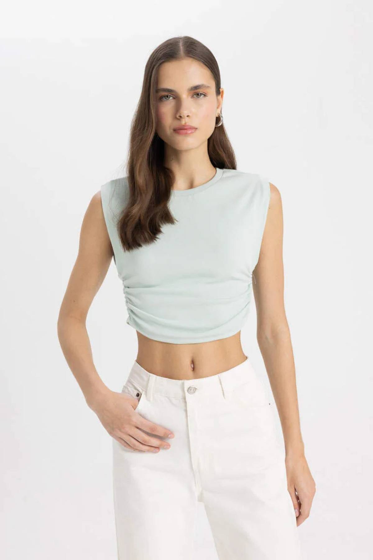 تیشرت بدون آستین یقه اسلیم فیت A9420ax24sp