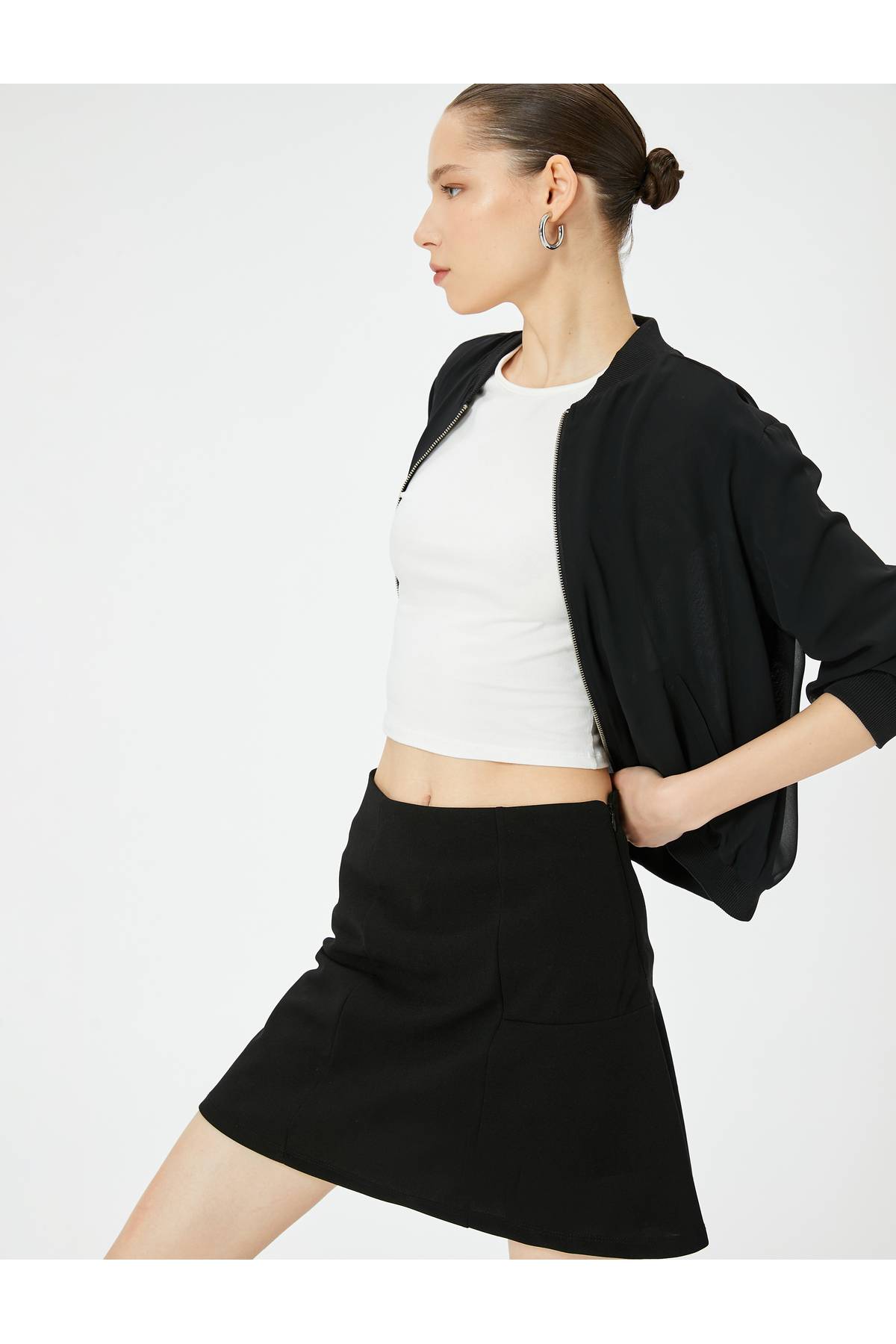 دامن کوتاه کوتاه مناسب کمر استاندارد