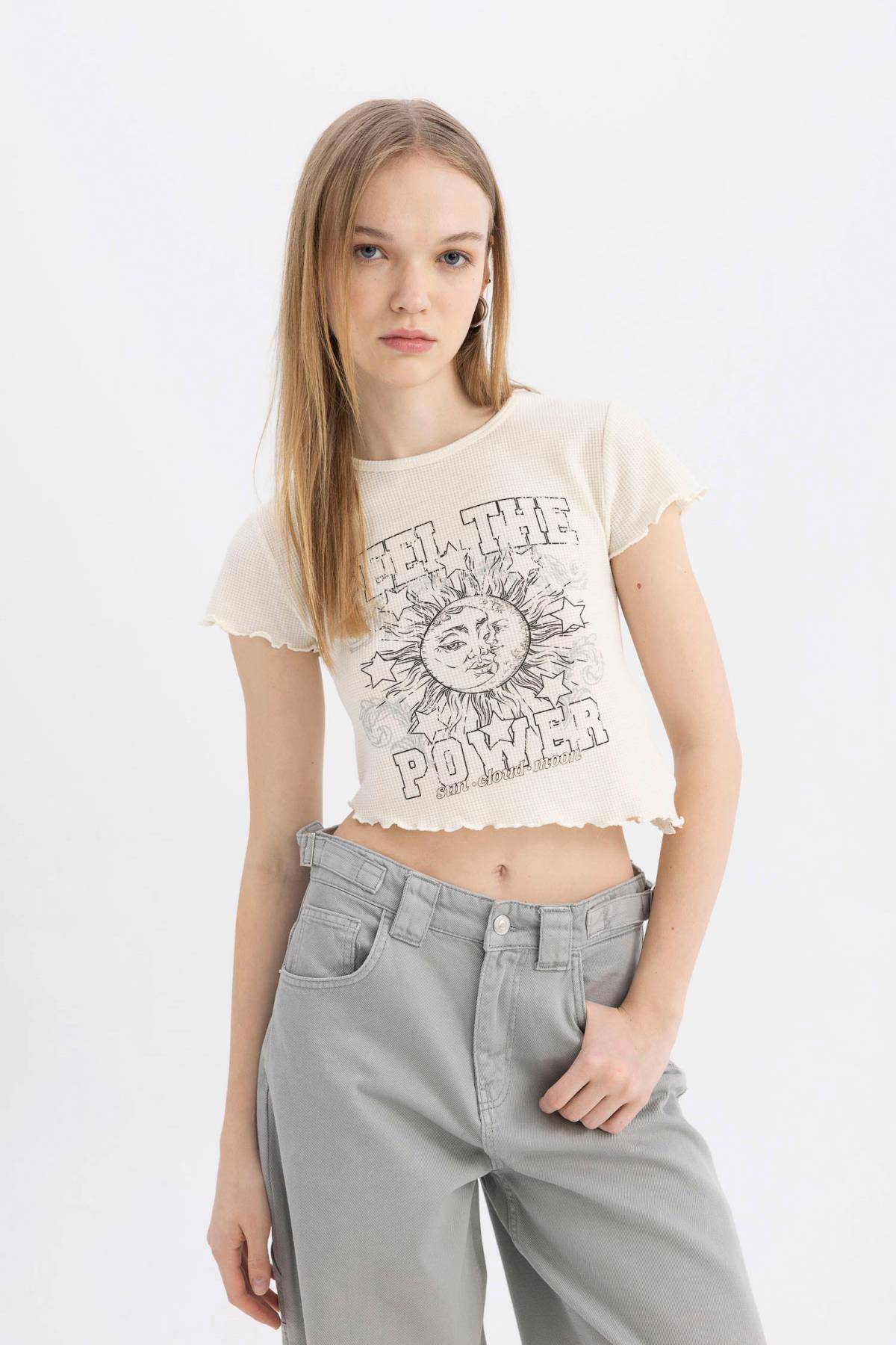 تیشرت آستین کوتاه چاپ شده باحال