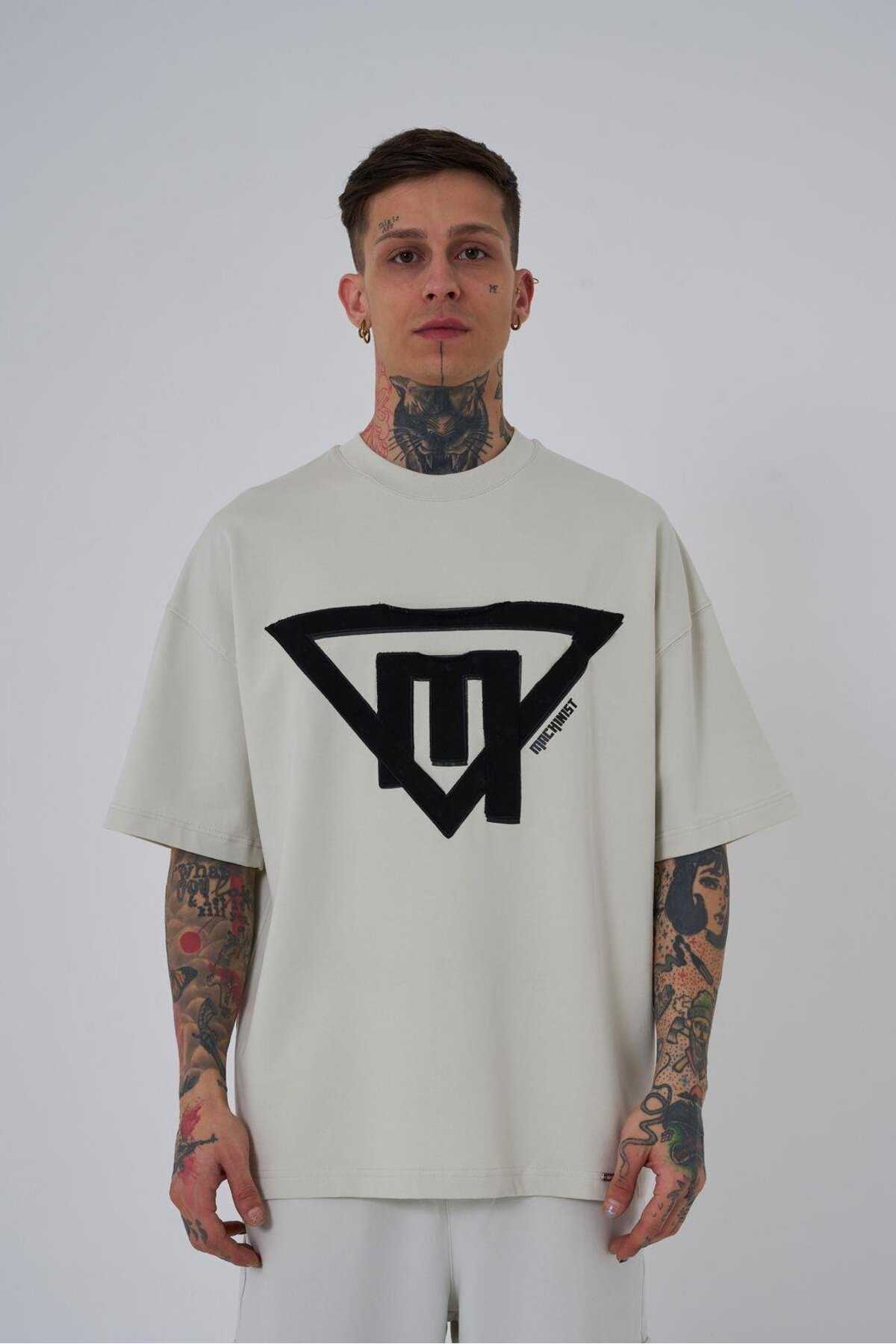 تیشرت مردانه سه گانه قهوه ای چاپ شده