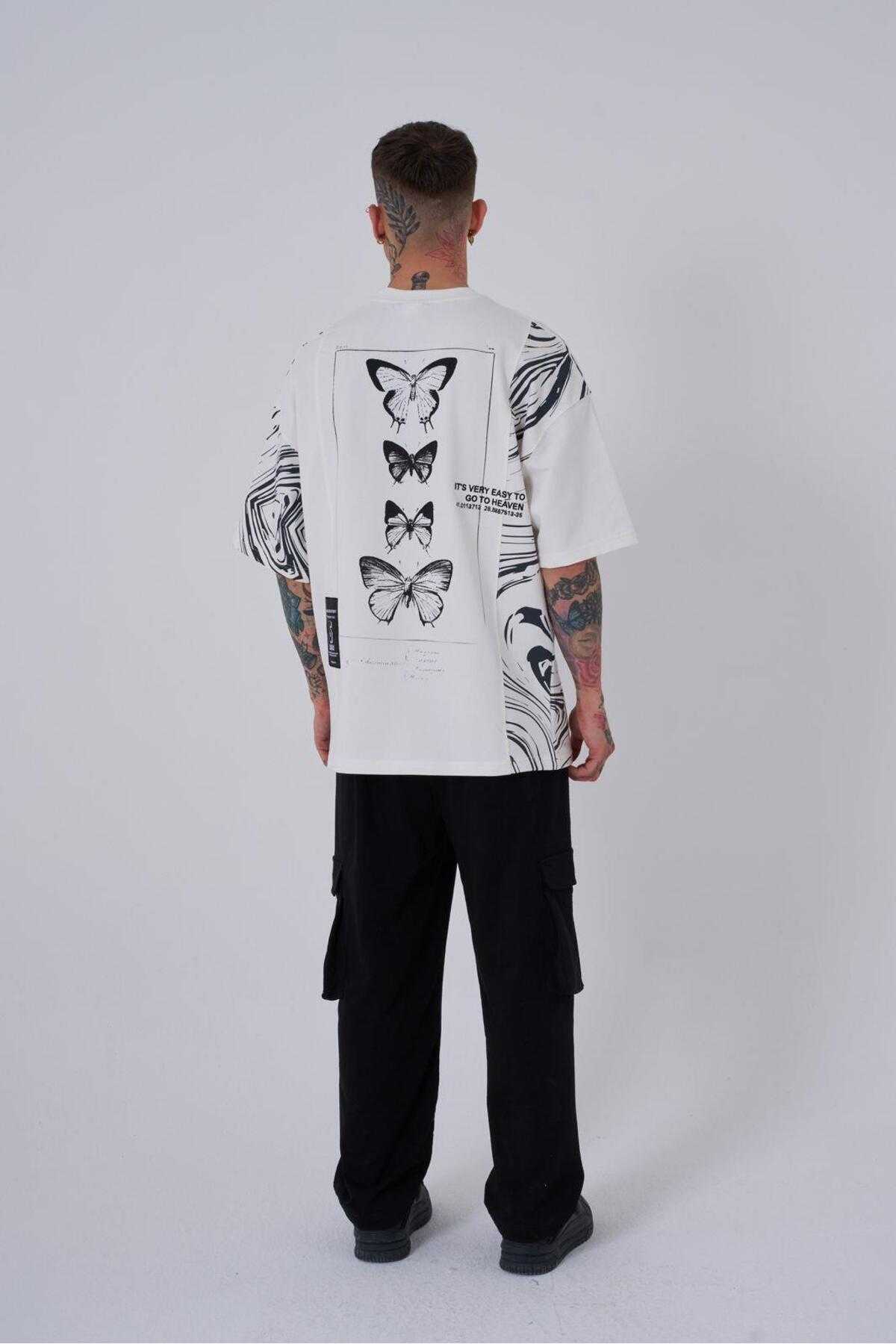 تیشرت مردانه اکرو سایز چاپ شده شماره 5