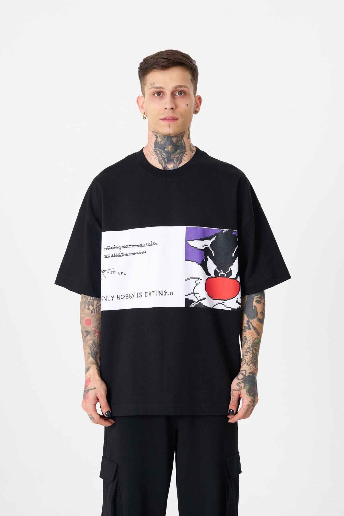 تیشرت مردانه به رنگ سبز روشن با چاپ سیلوستر