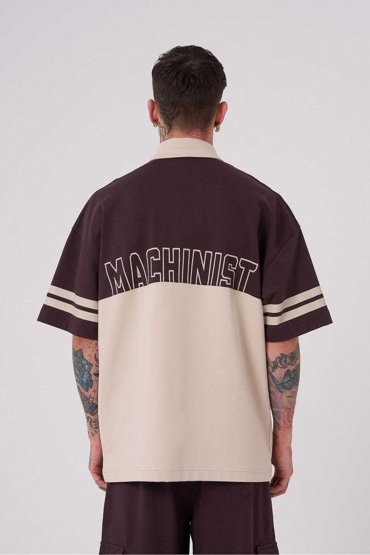 تیشرت مردانه یقه قهوه ای یقه پولو 87 تکه