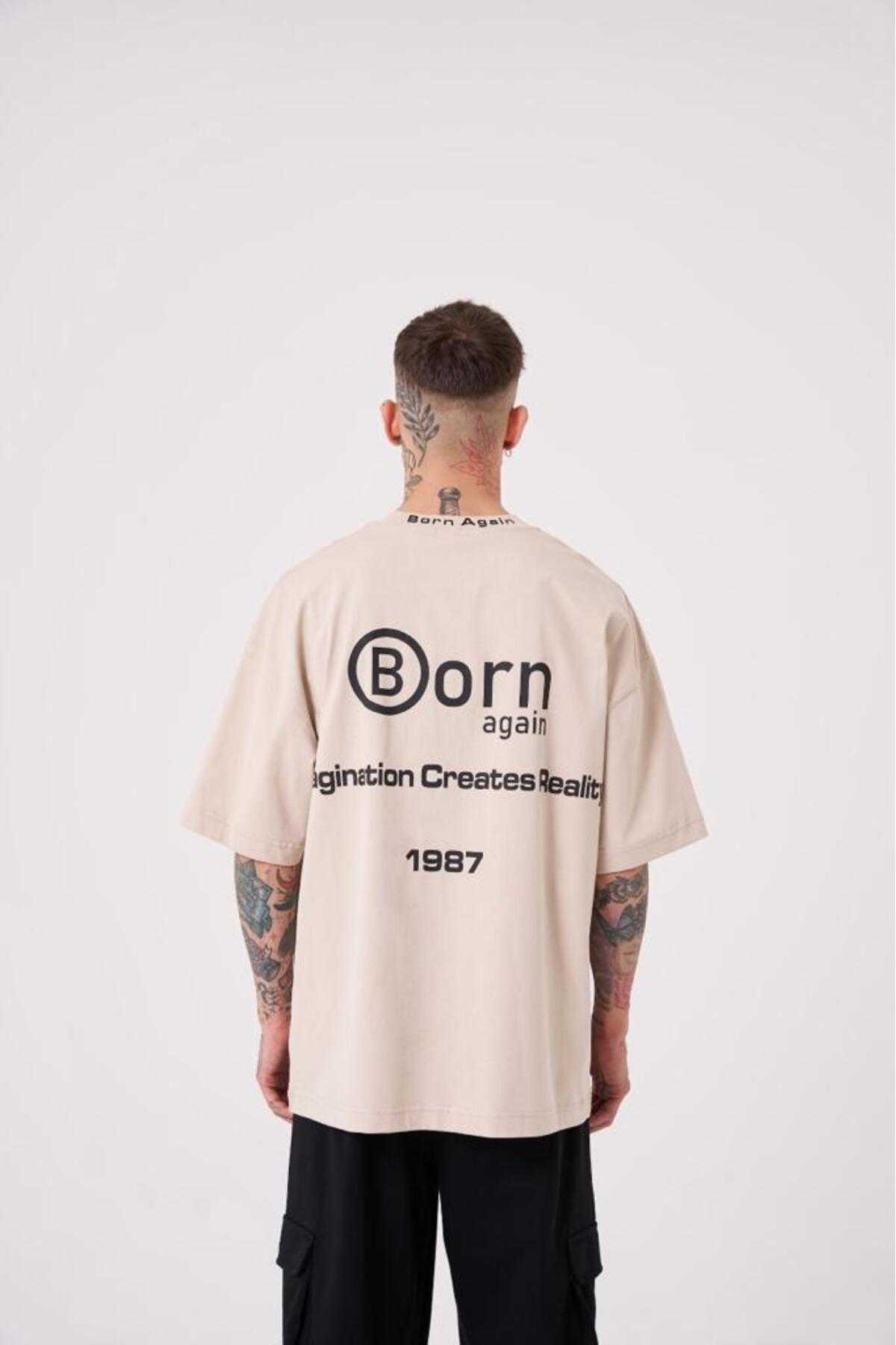 تخیل مردانه تیشرت چاپ شده سبز روشن را ایجاد می کند