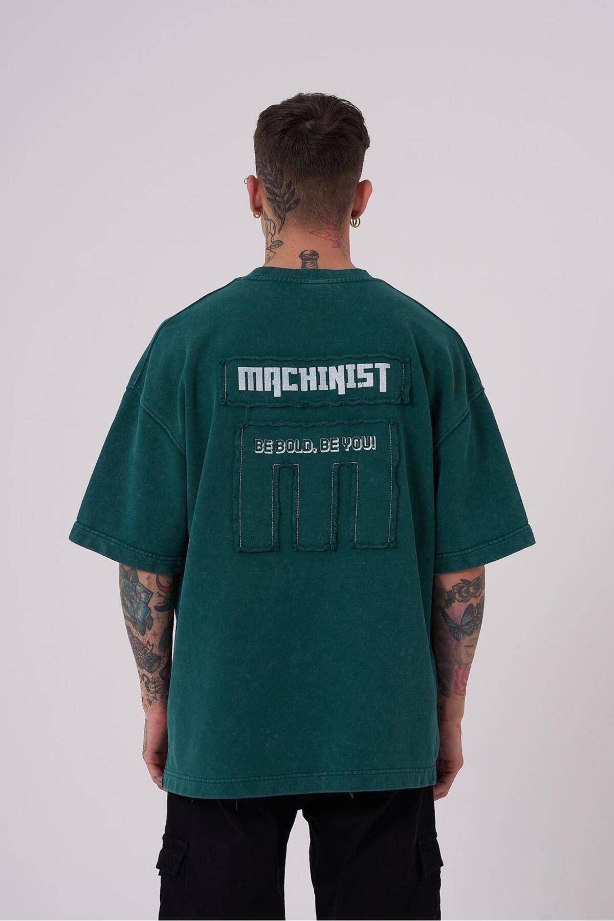 تیشرت ابری نیلی سایز بزرگ مردانه Be Bold Be You قابل شستشو