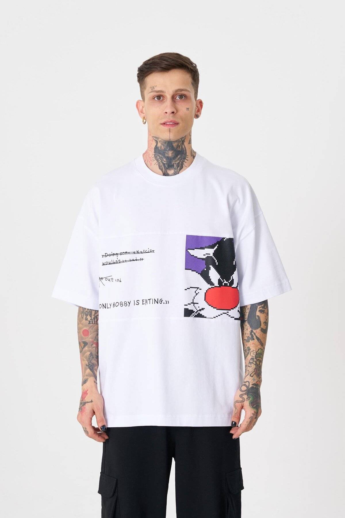 تیشرت مردانه به رنگ سبز روشن با چاپ سیلوستر