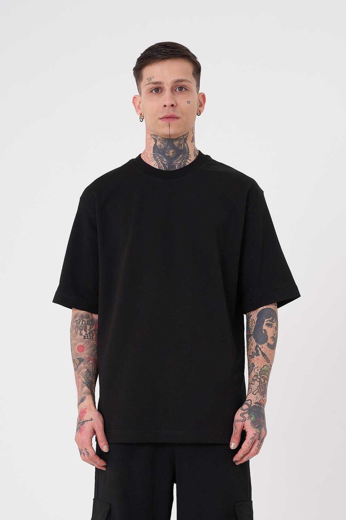 تیشرت مردانه بدون نام پایه ریلکس اکرو