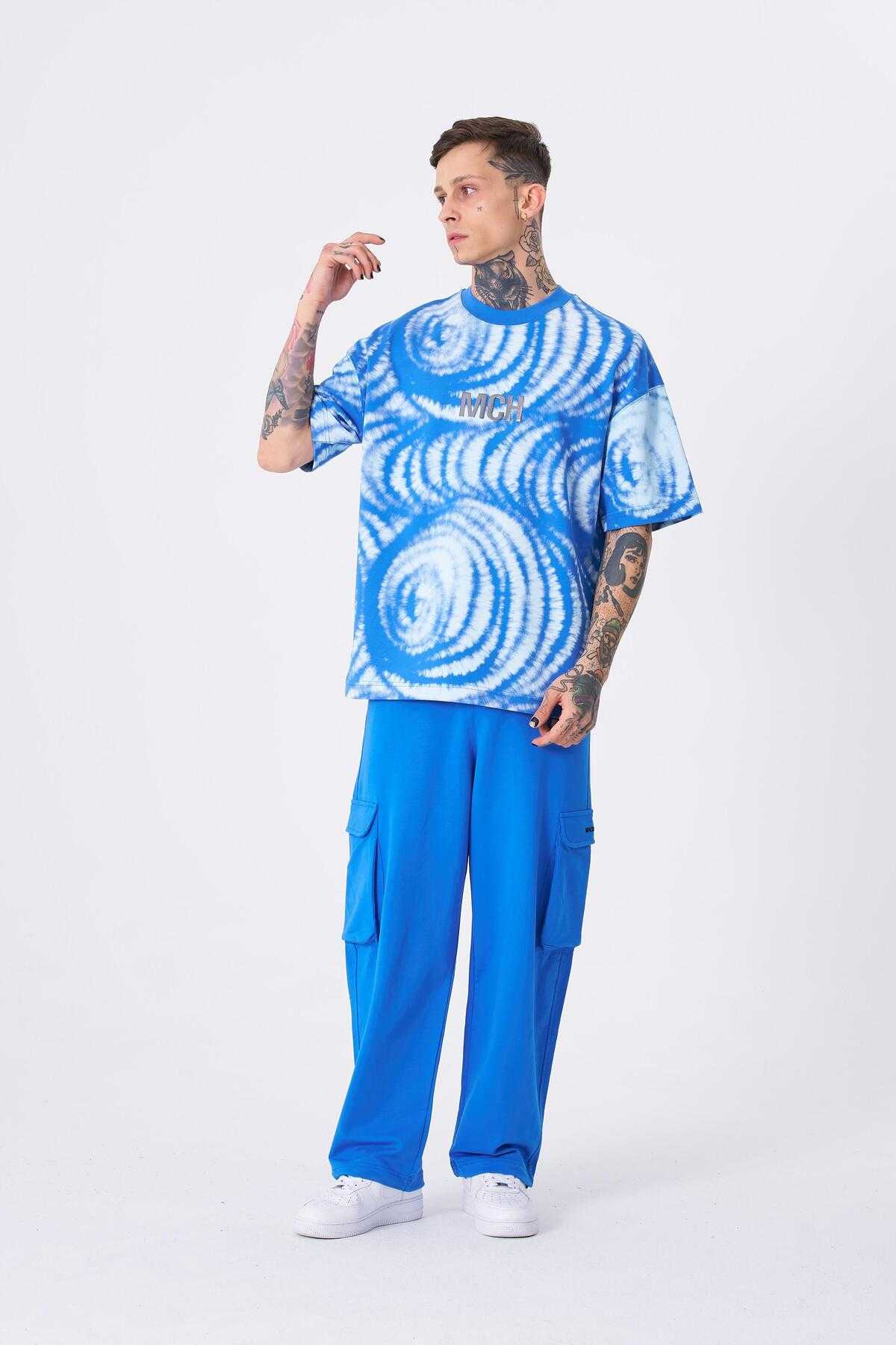 تیشرت سبز بنزینی چاپ تخیل مردانه