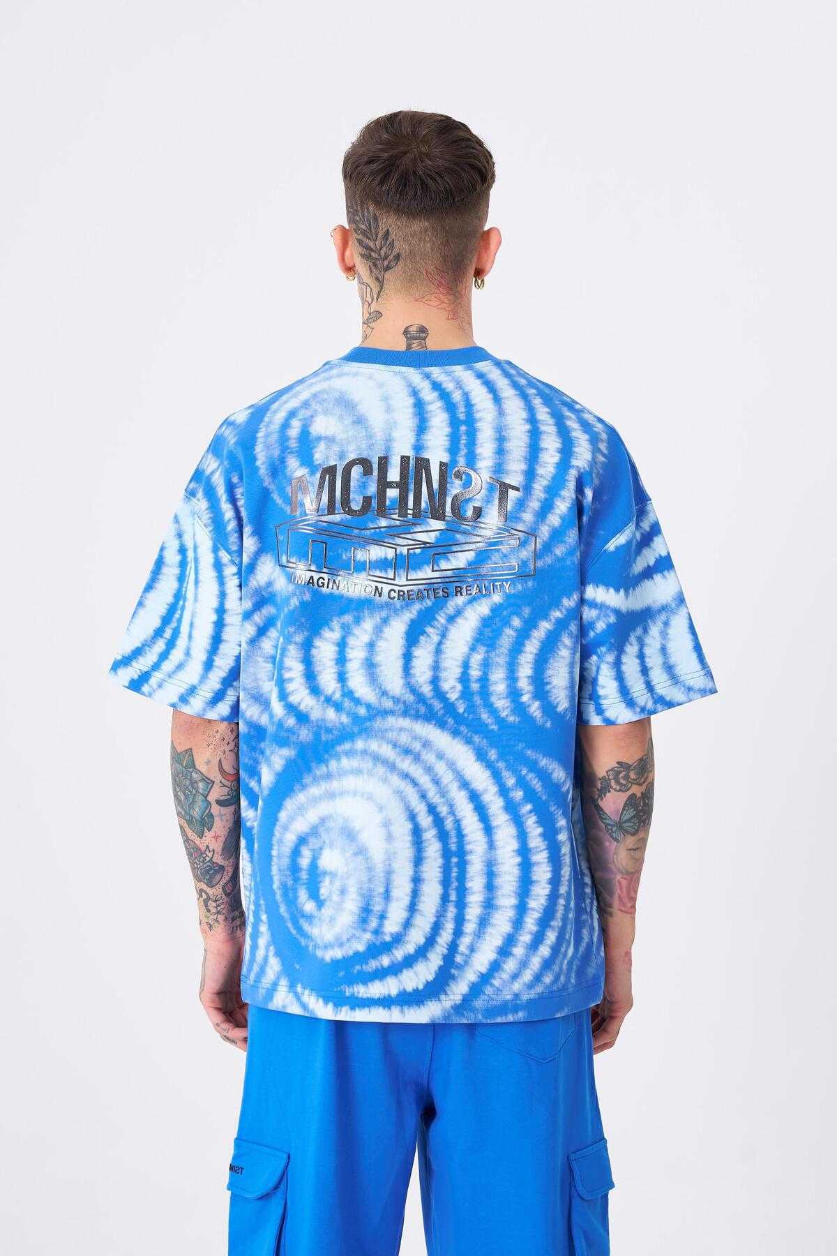 تیشرت سبز بنزینی چاپ تخیل مردانه