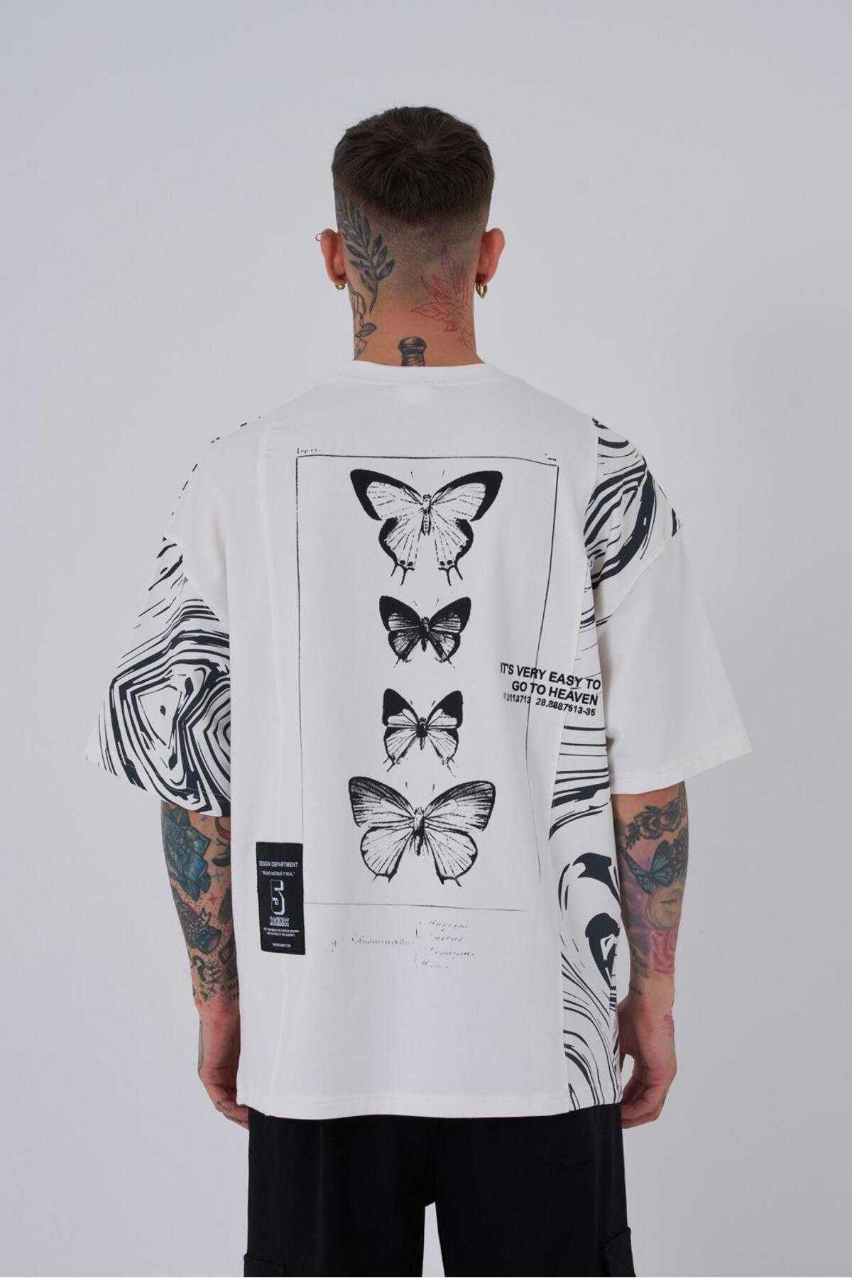 تیشرت مردانه اکرو سایز چاپ شده شماره 5