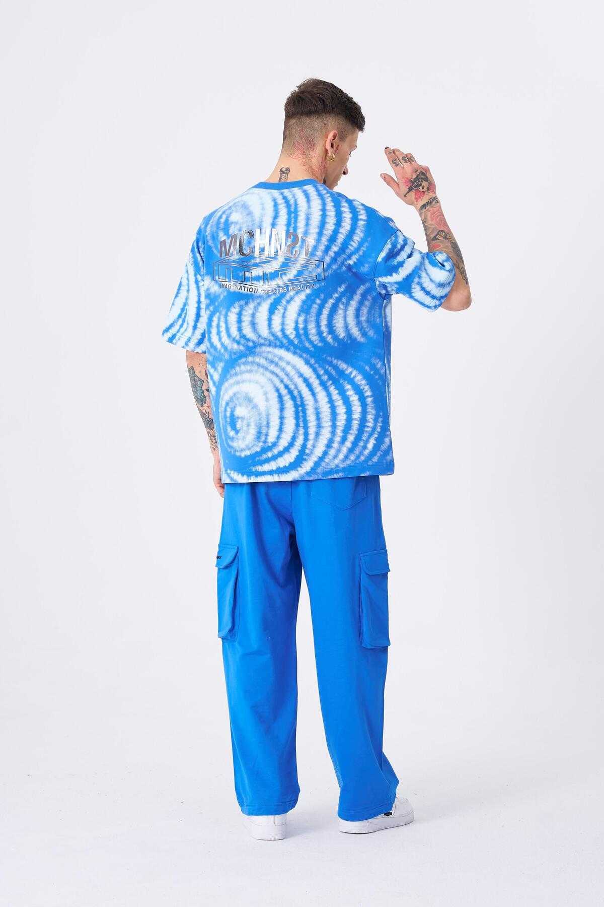 تیشرت سبز بنزینی چاپ تخیل مردانه