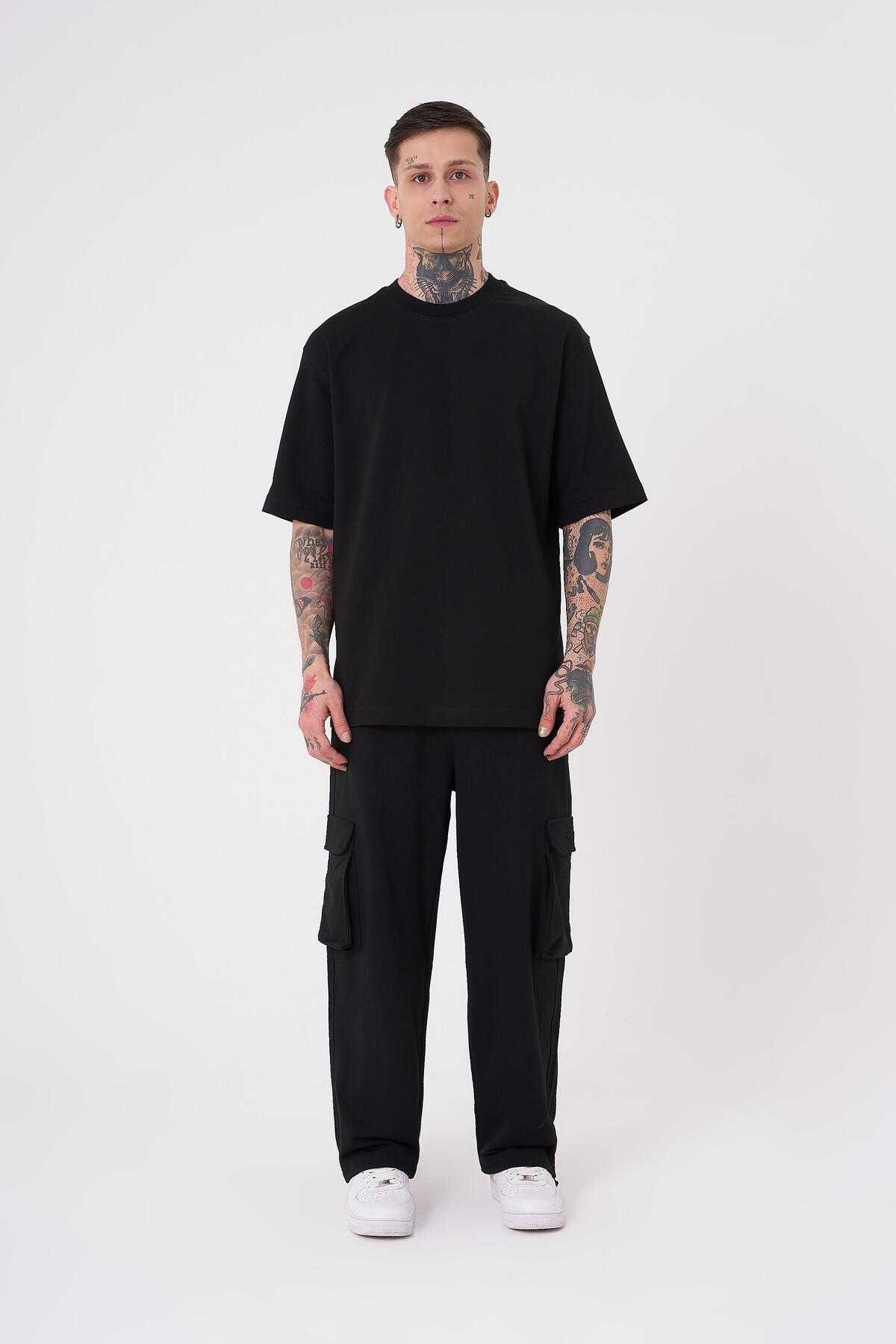 تیشرت مردانه بدون نام پایه ریلکس اکرو