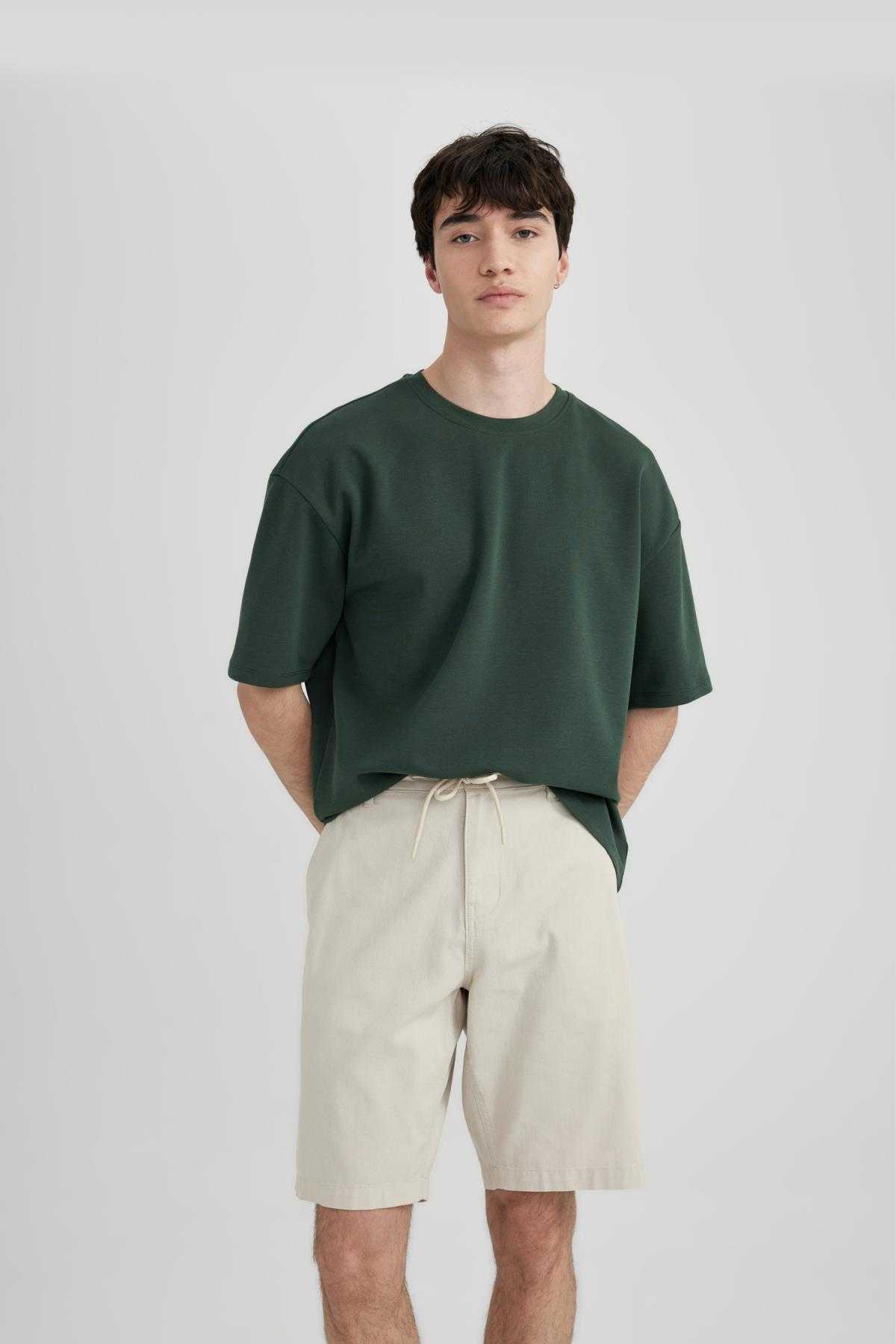 تیشرت یقه ای با سایز بزرگ Fit Crew