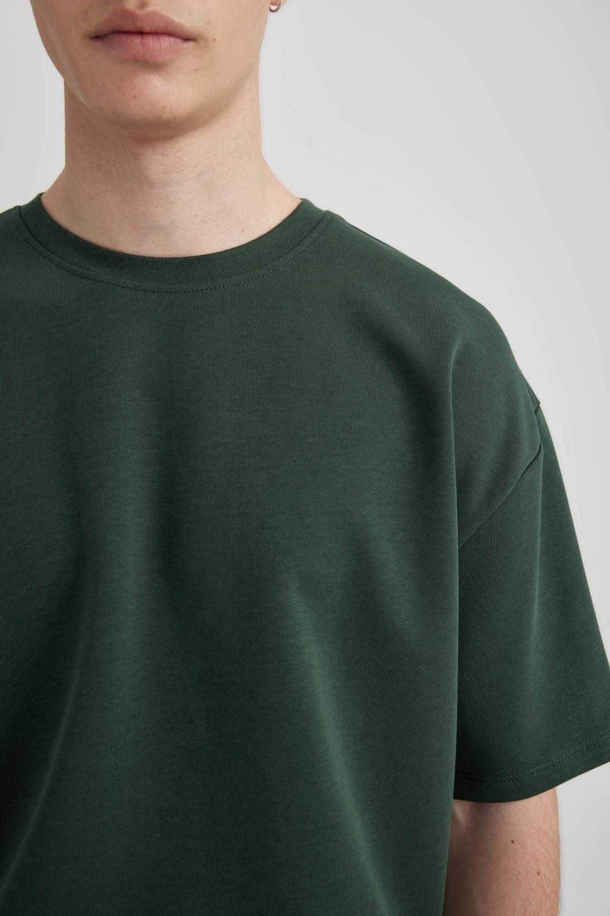 تیشرت یقه ای با سایز بزرگ Fit Crew