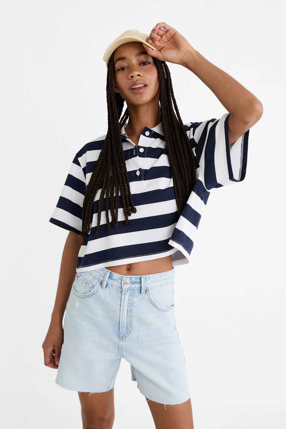 شورت جین بلند