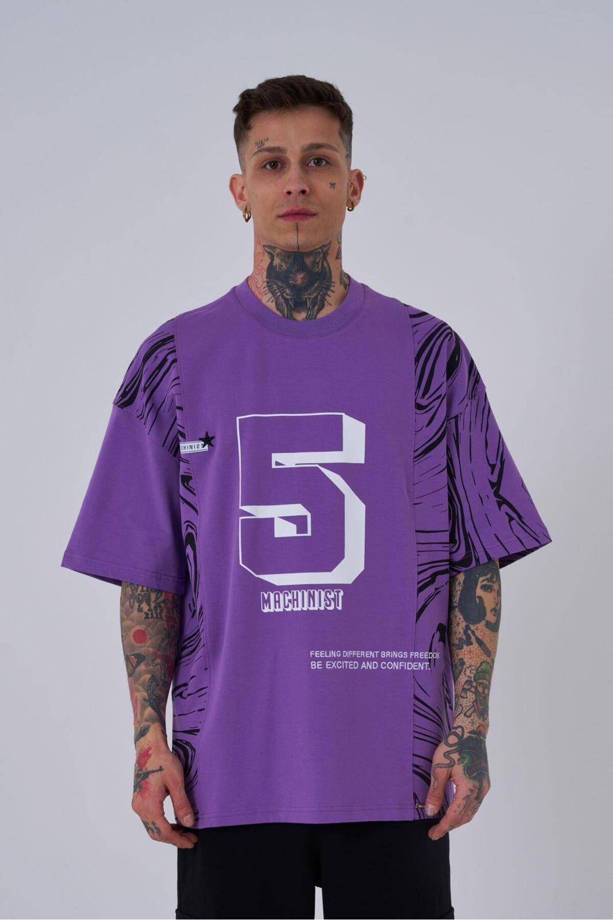 تیشرت مردانه اکرو سایز چاپ شده شماره 5