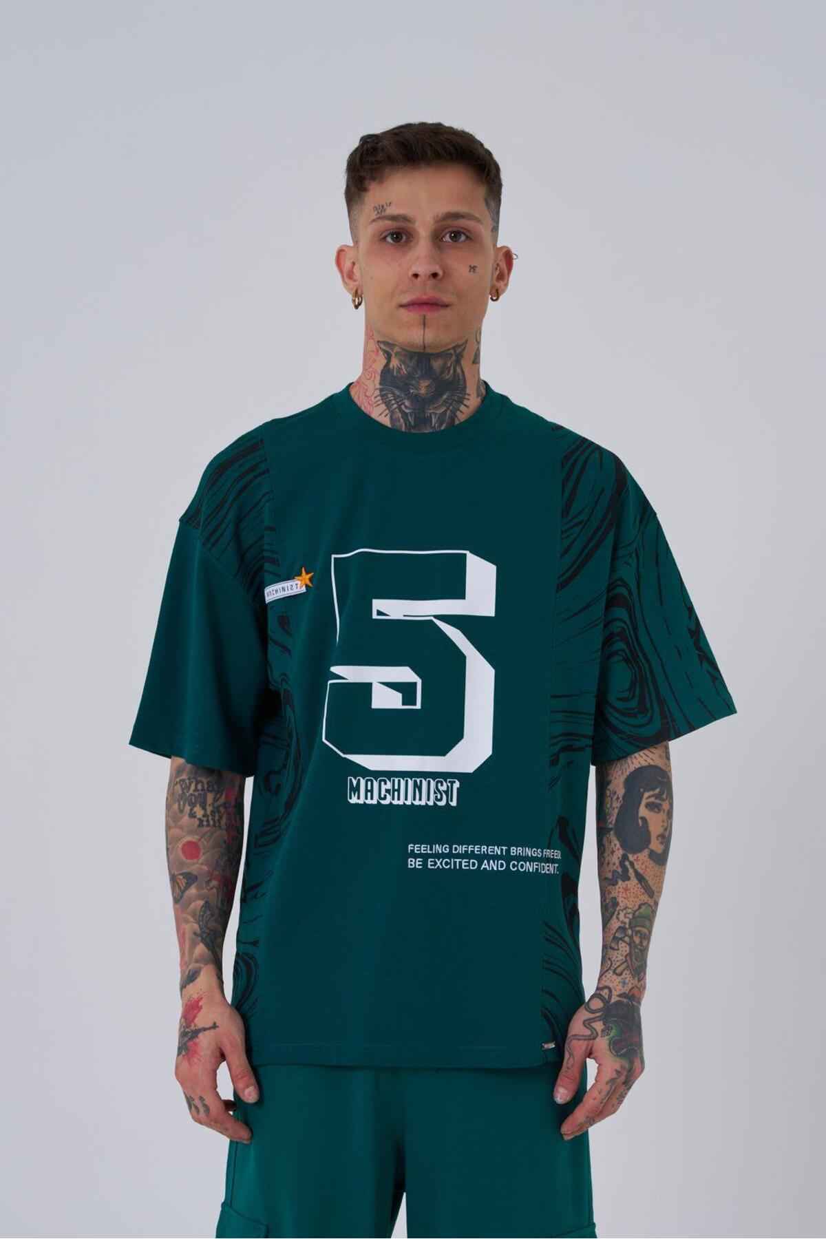 تیشرت مردانه اکرو سایز چاپ شده شماره 5