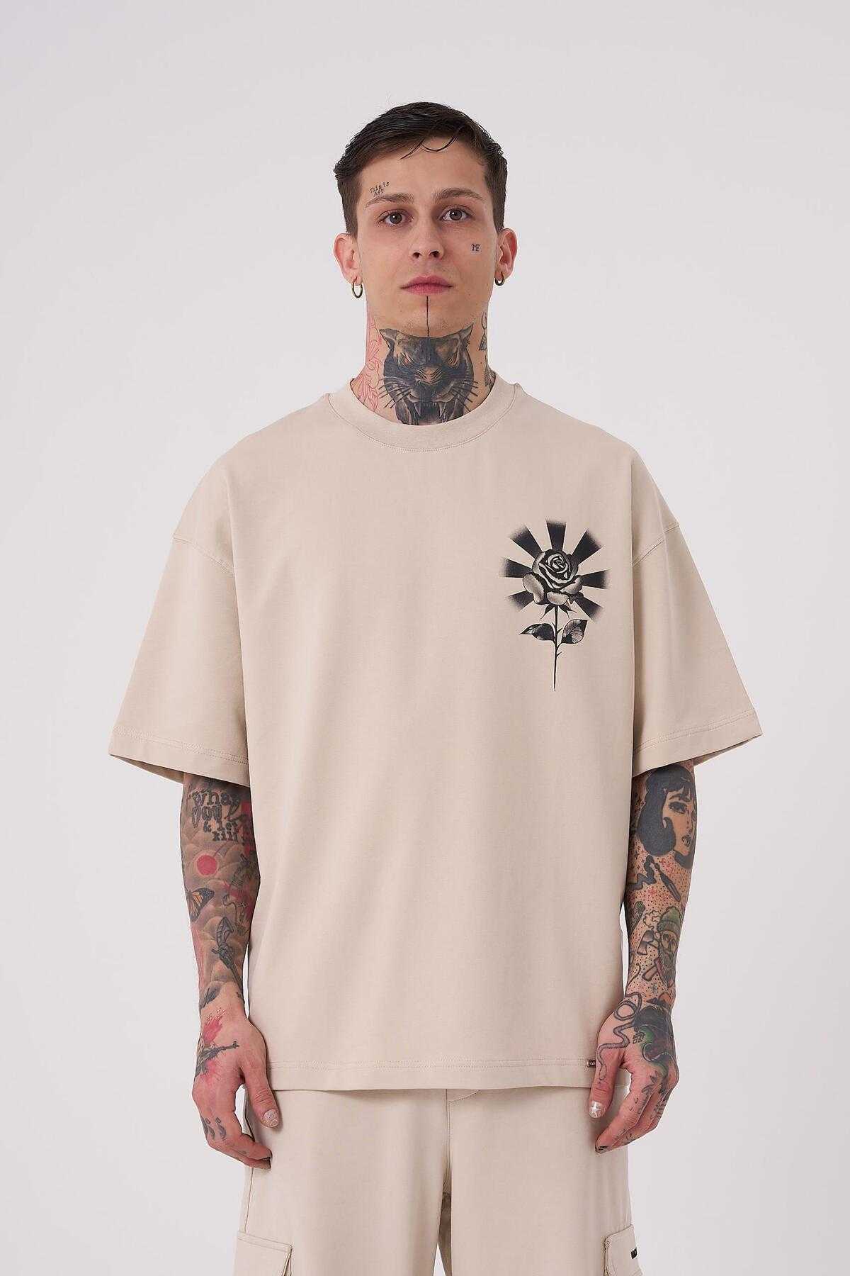 تیشرت مردانه رز اور سایز اکرو