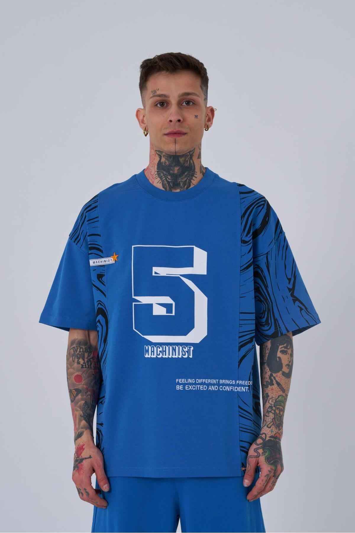 تیشرت مردانه اکرو سایز چاپ شده شماره 5