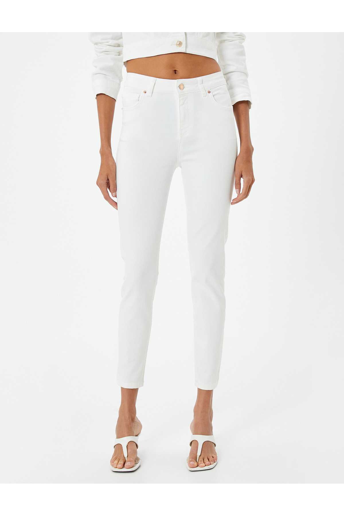 شلوار جین کمر بلند Skinny Fit Push Up