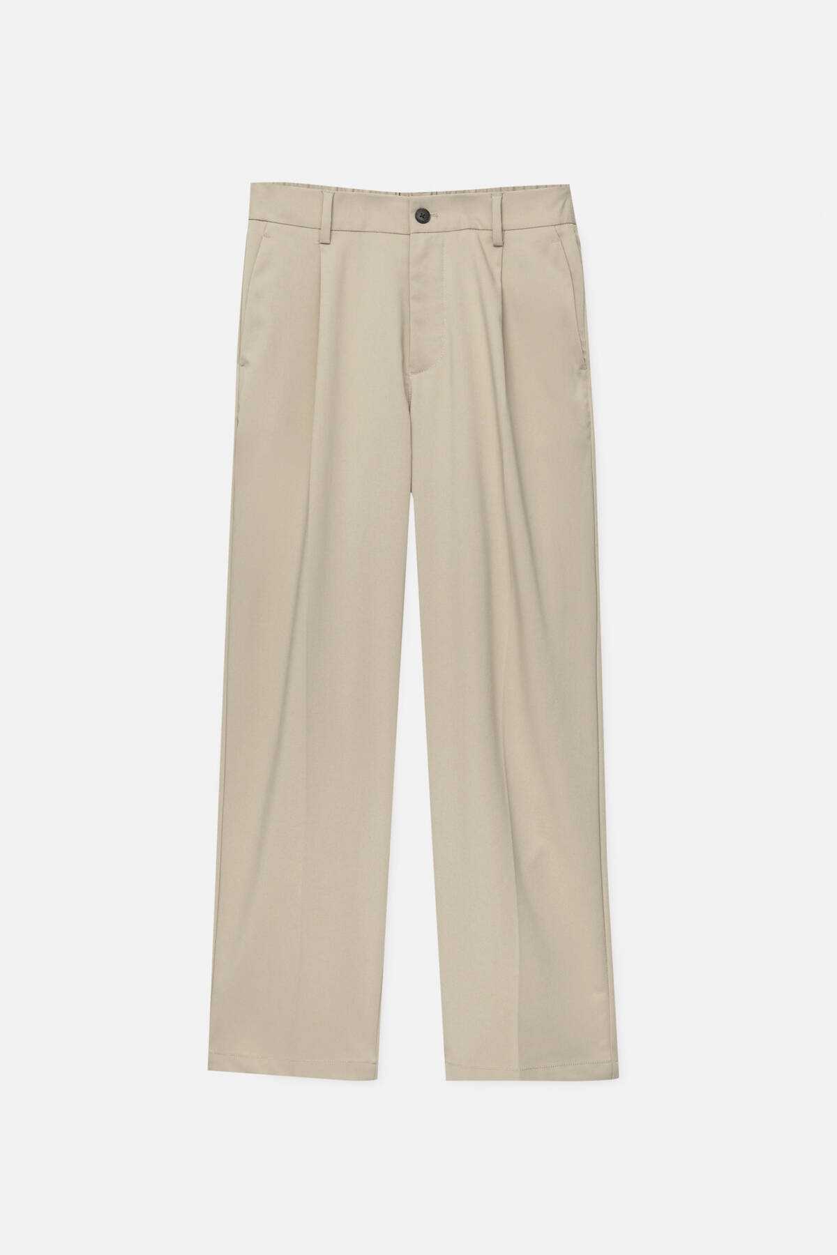 شلوار پارچه ای ساق گشاد