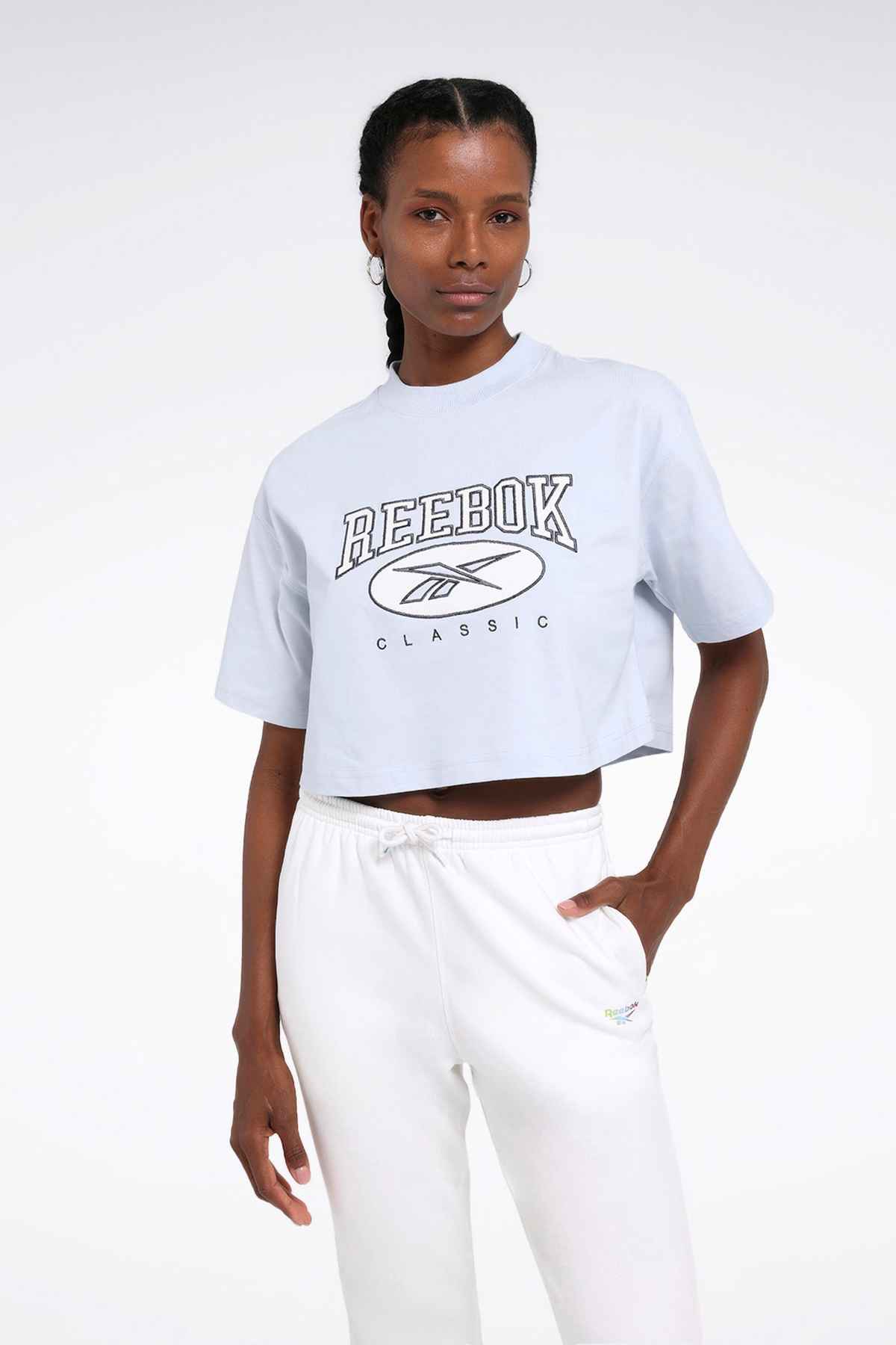 تیشرت آستین کوتاه زنانه مشکی CLASSICS BIG LOGO