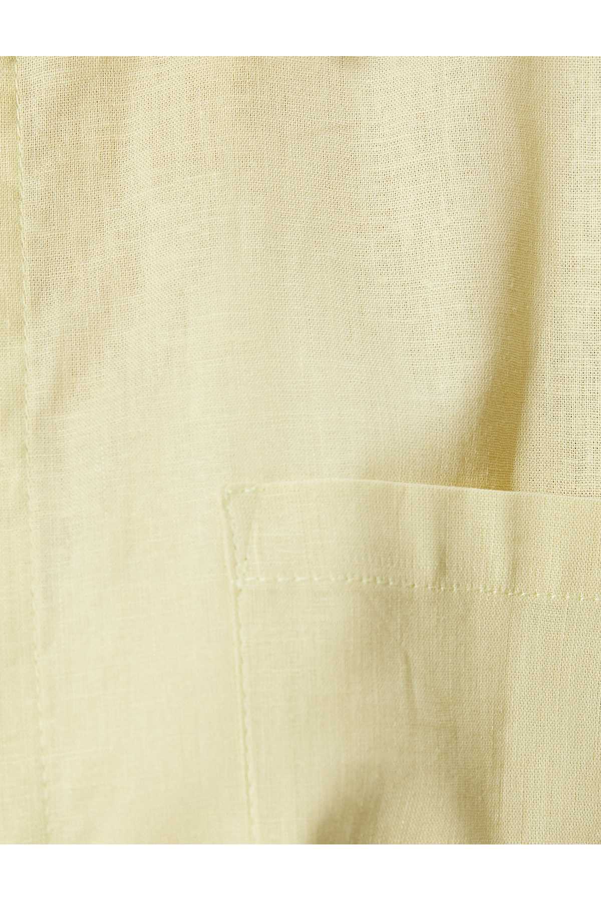 ترکیبی از پنبه کتانی با جیب برش