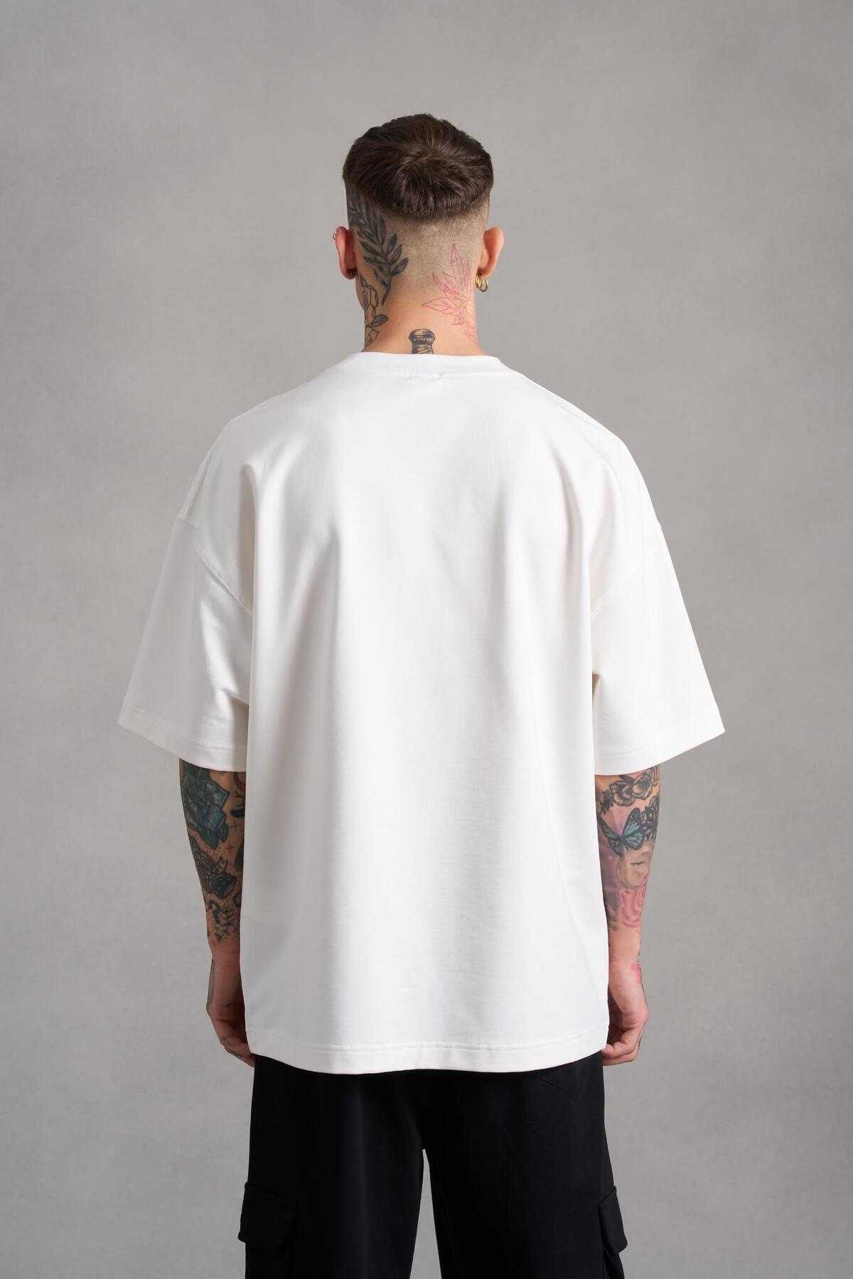 تیشرت مردانه بنفش چاپ شده Mch Mahhong