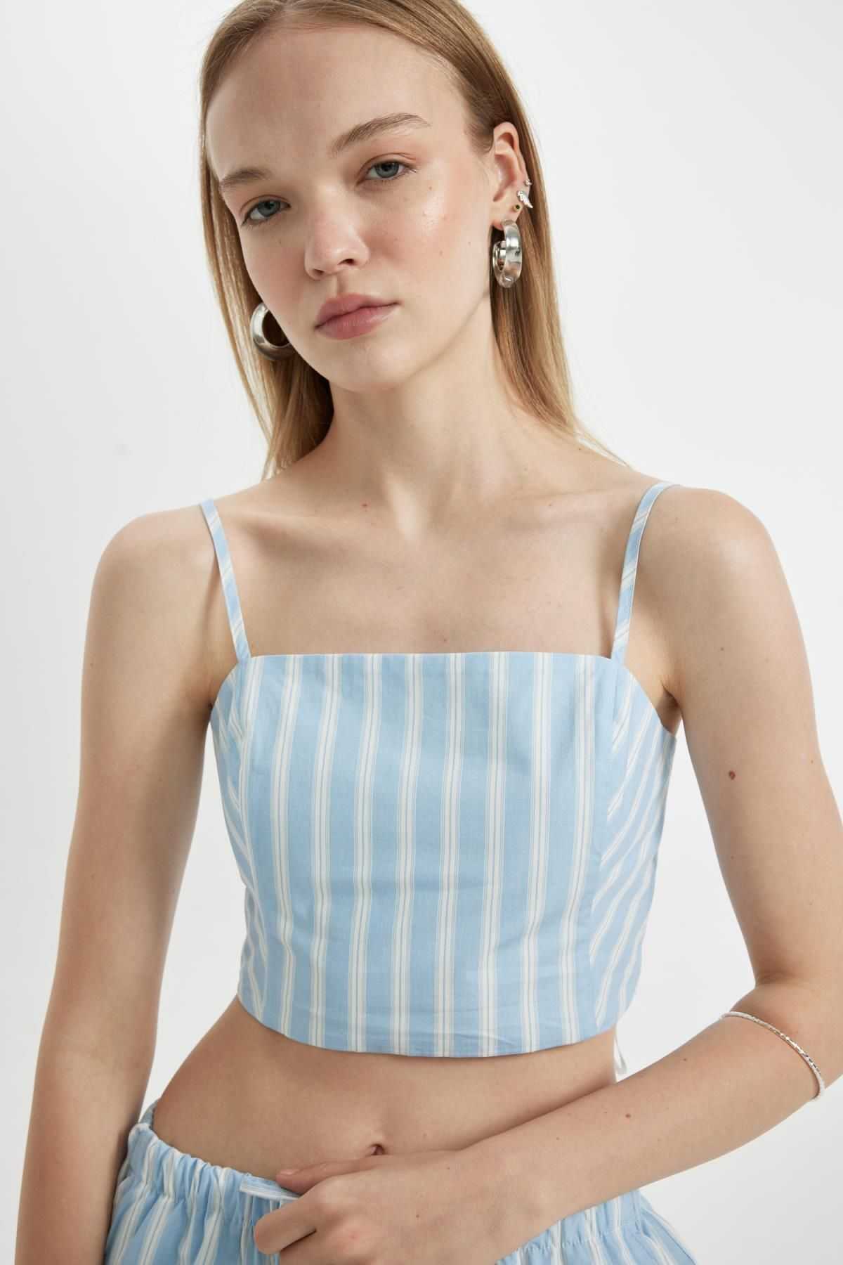 بلوز آستین دار پوپلین باحال