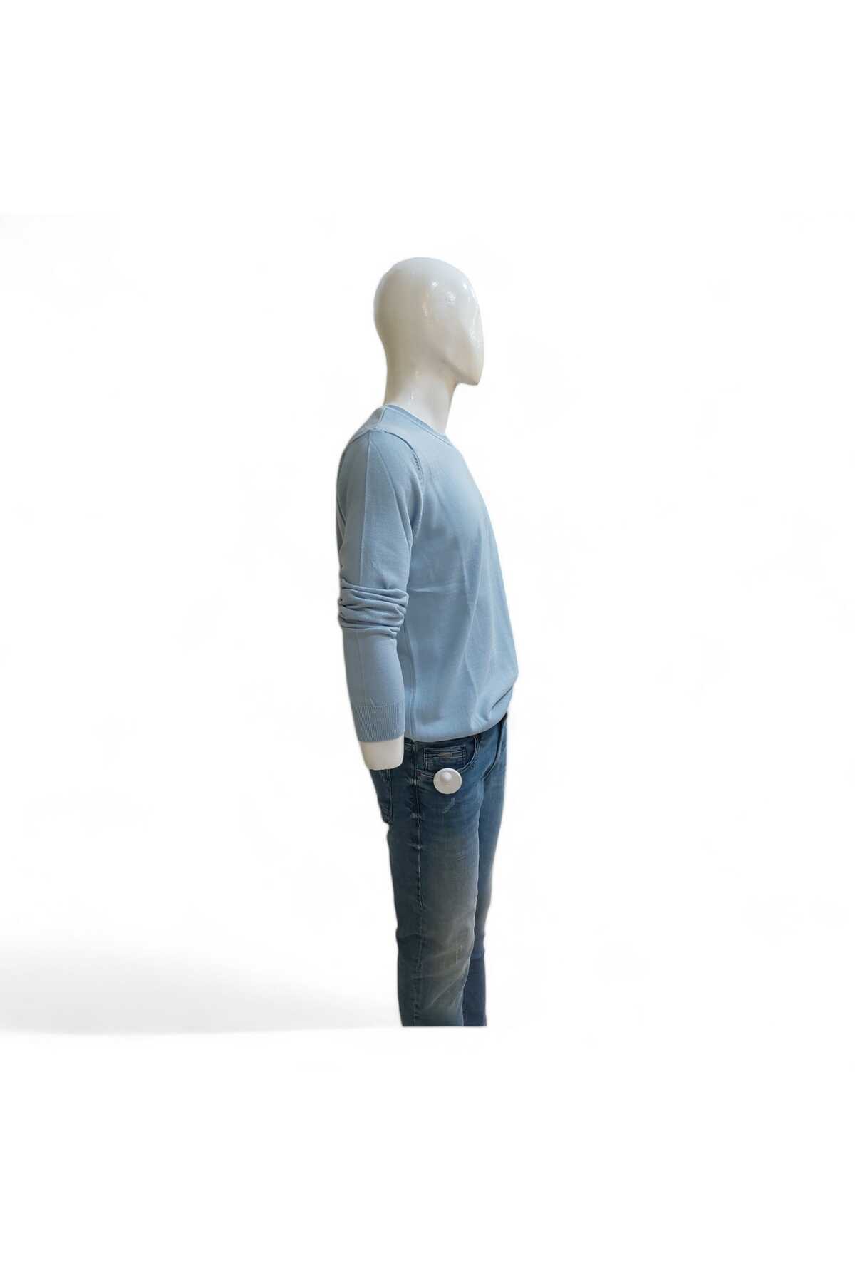 ژاکت بافتنی پایه آستین بلند یقه باریک