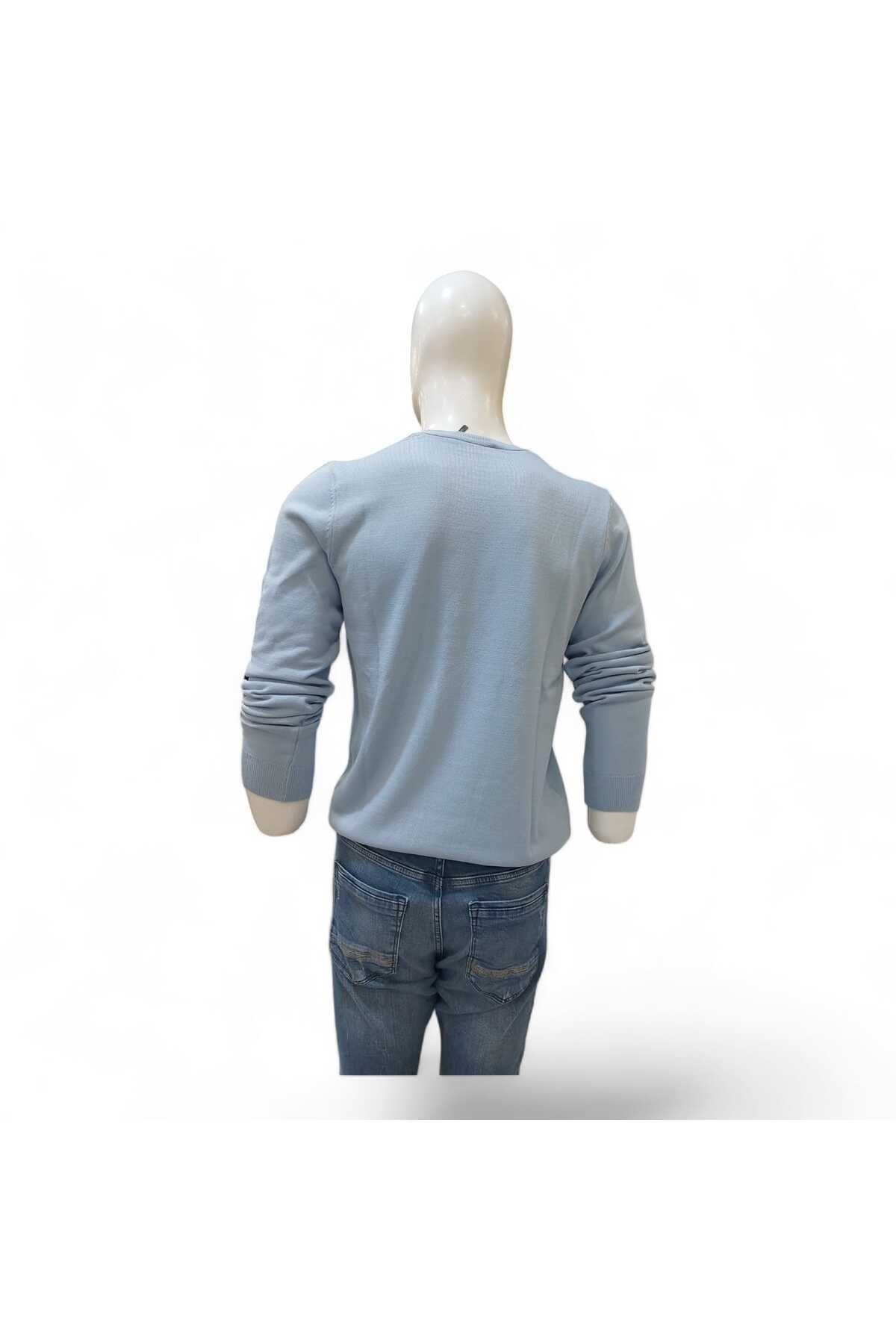 ژاکت بافتنی پایه آستین بلند یقه باریک