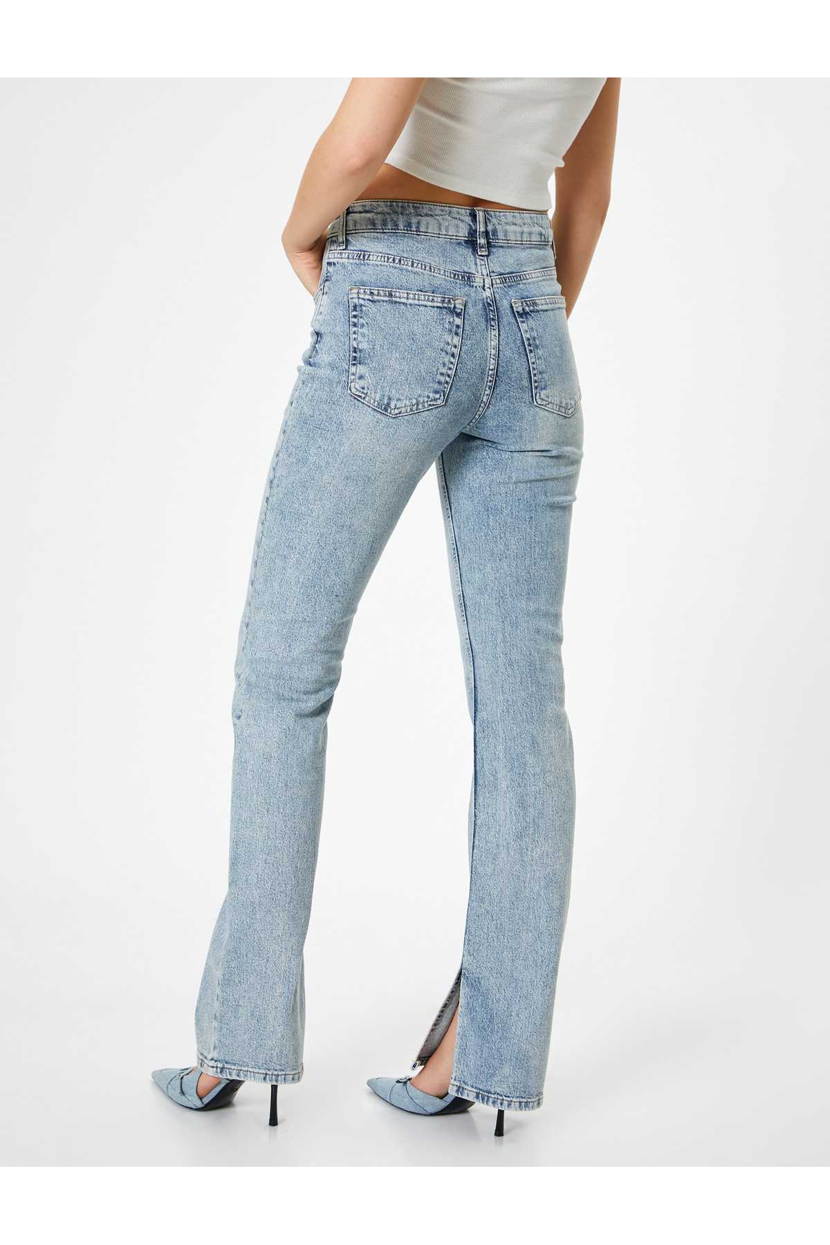 Flare Jeans Slim Fit High Waist - Flare Slim Jean