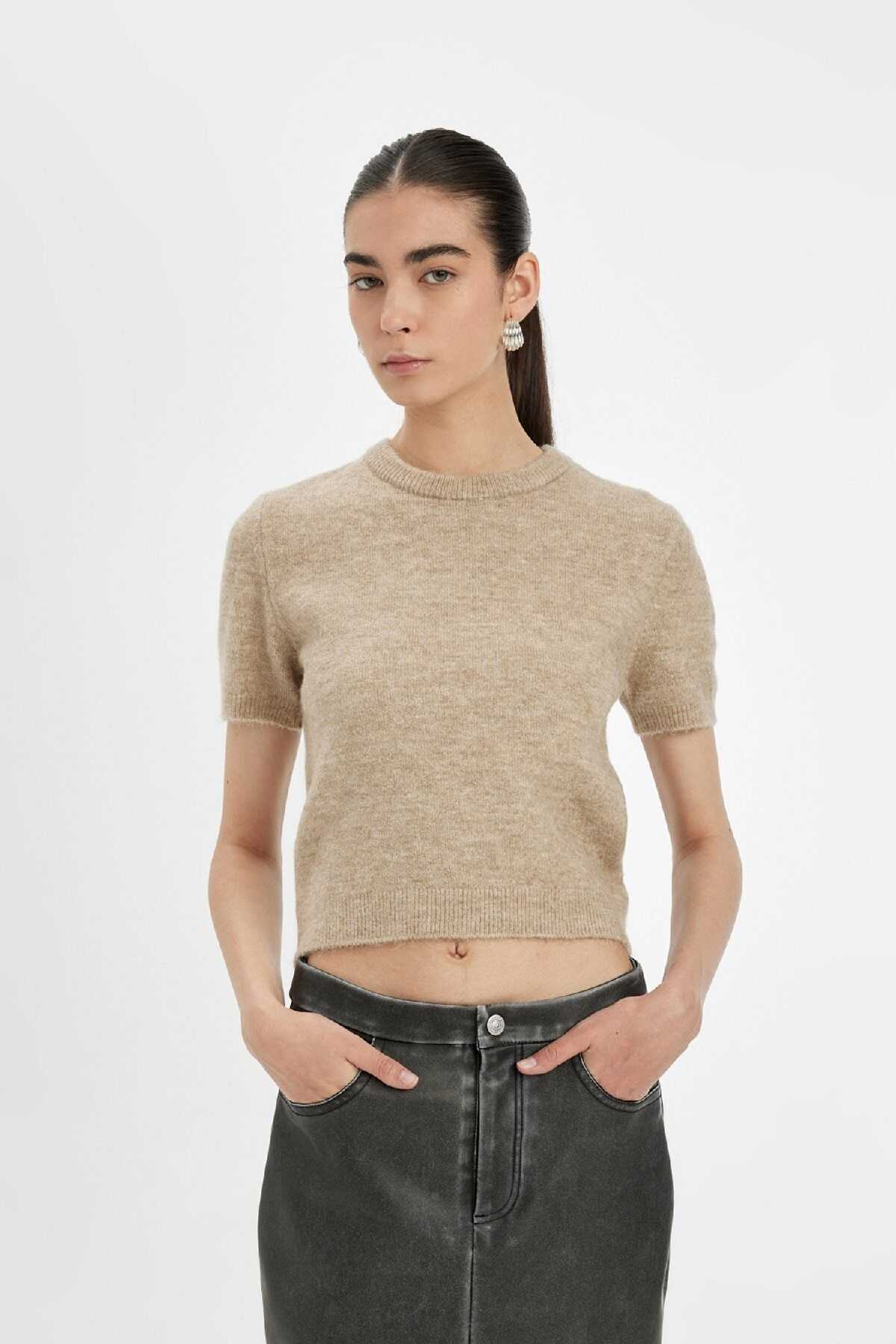 ژاکت یقه ای با تناسب معمولی