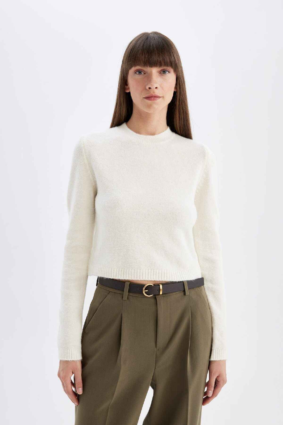 ژاکت یقه ای با تناسب معمولی