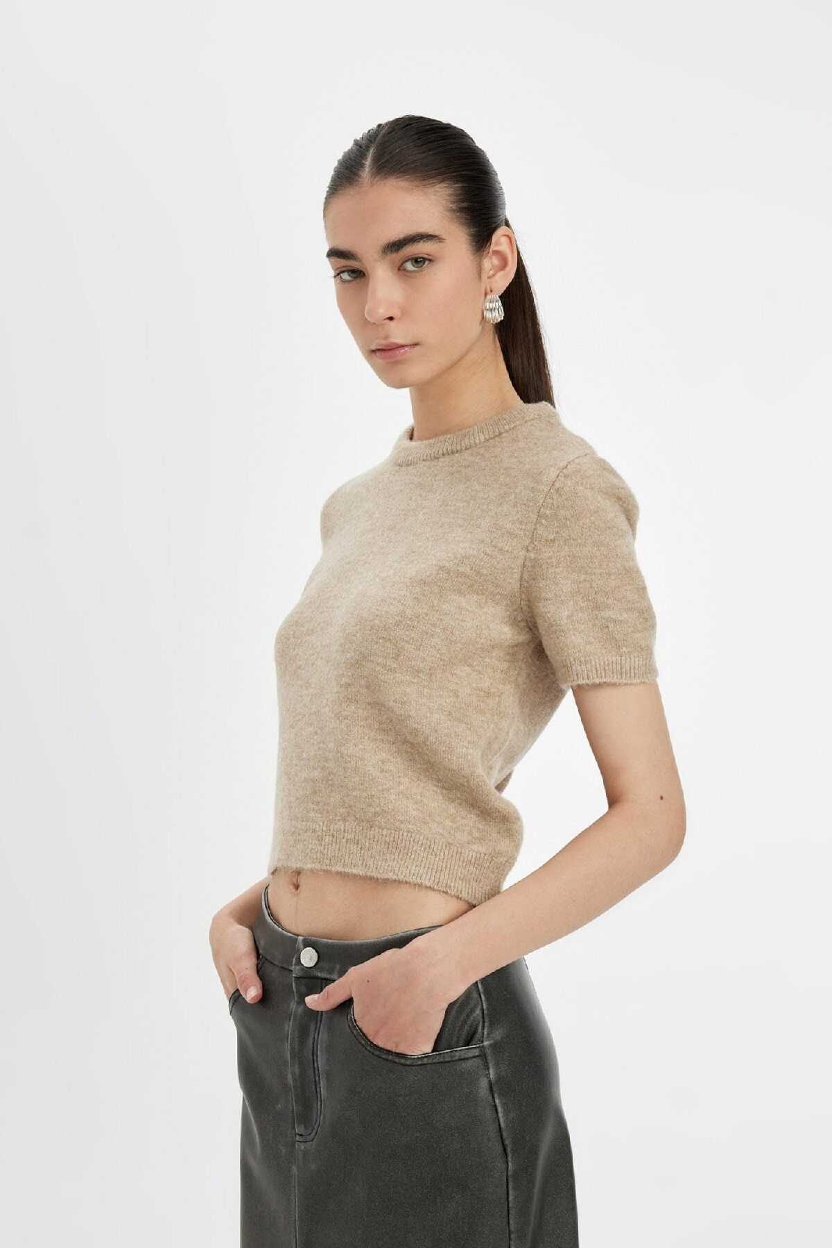 ژاکت یقه ای با تناسب معمولی