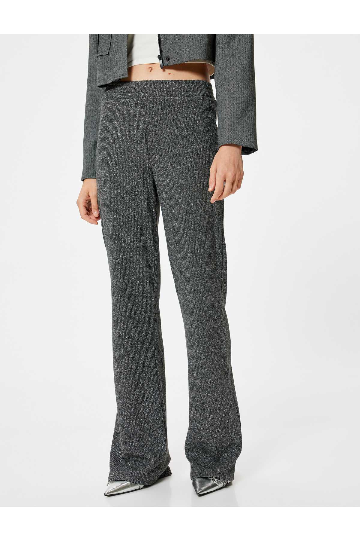 شلوار گشاد آجدار