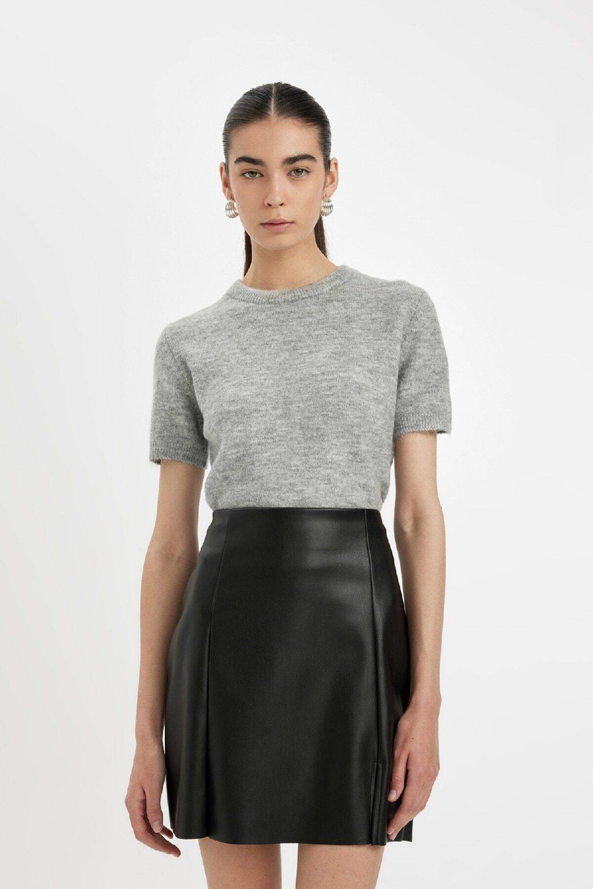 ژاکت یقه ای با تناسب معمولی