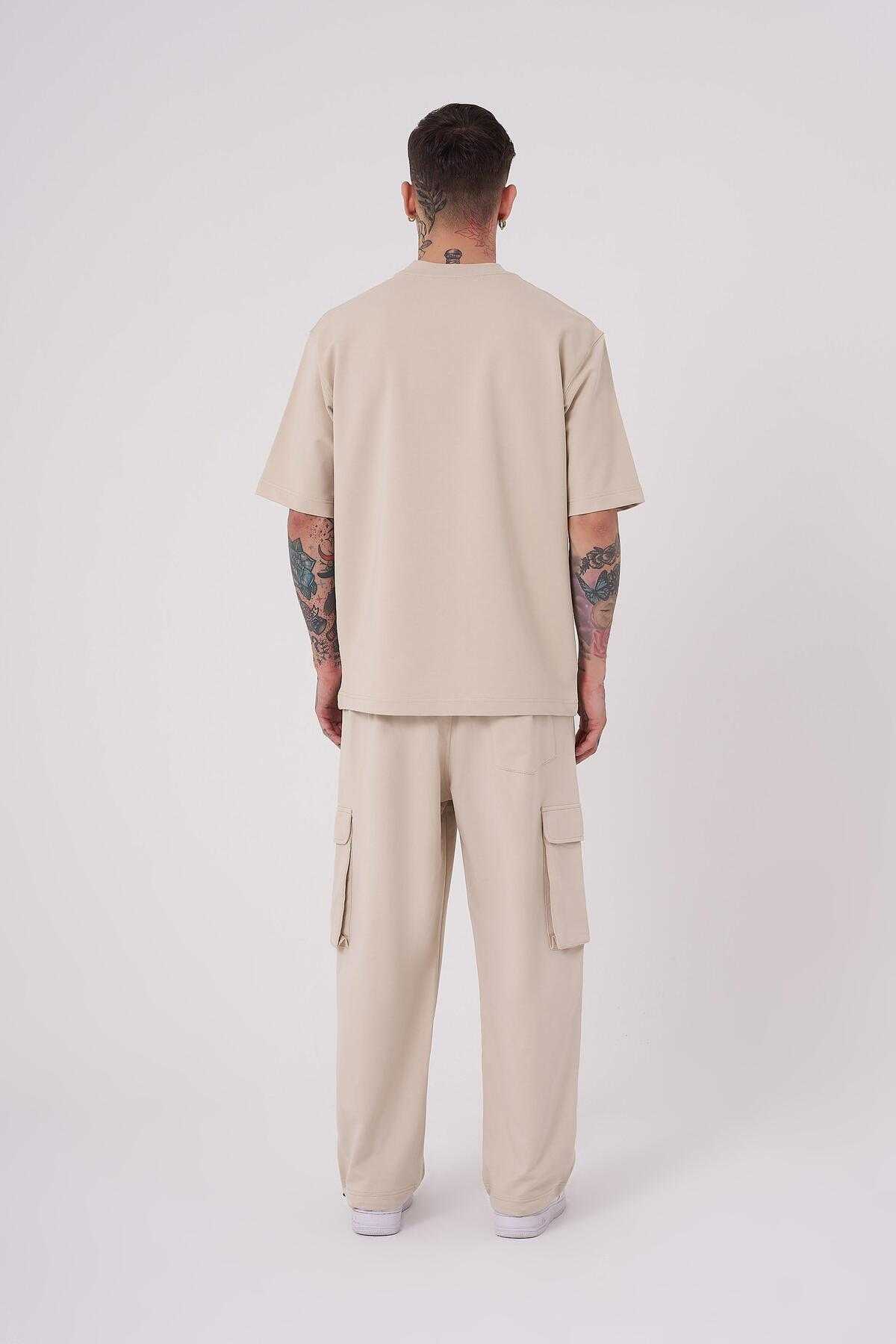 تیشرت مردانه بدون نام پایه ریلکس اکرو