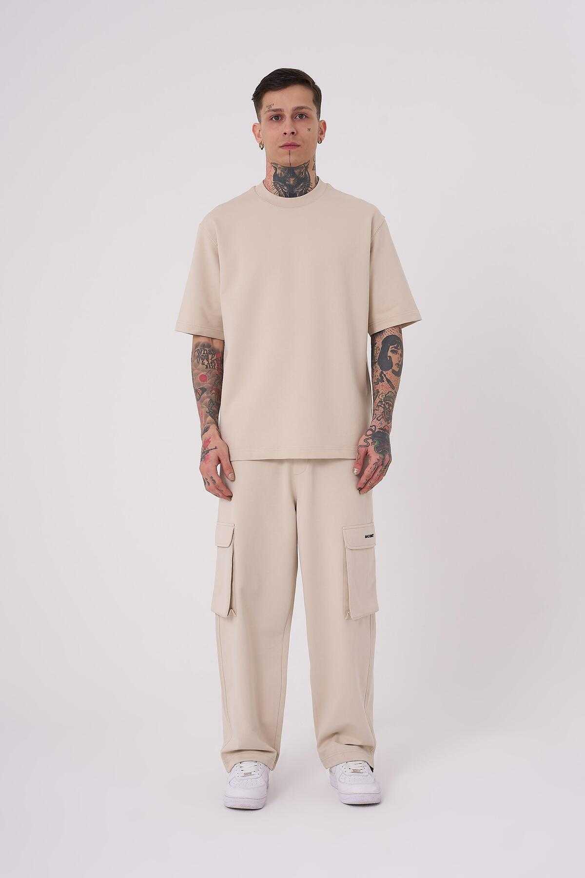 تیشرت مردانه بدون نام پایه ریلکس اکرو