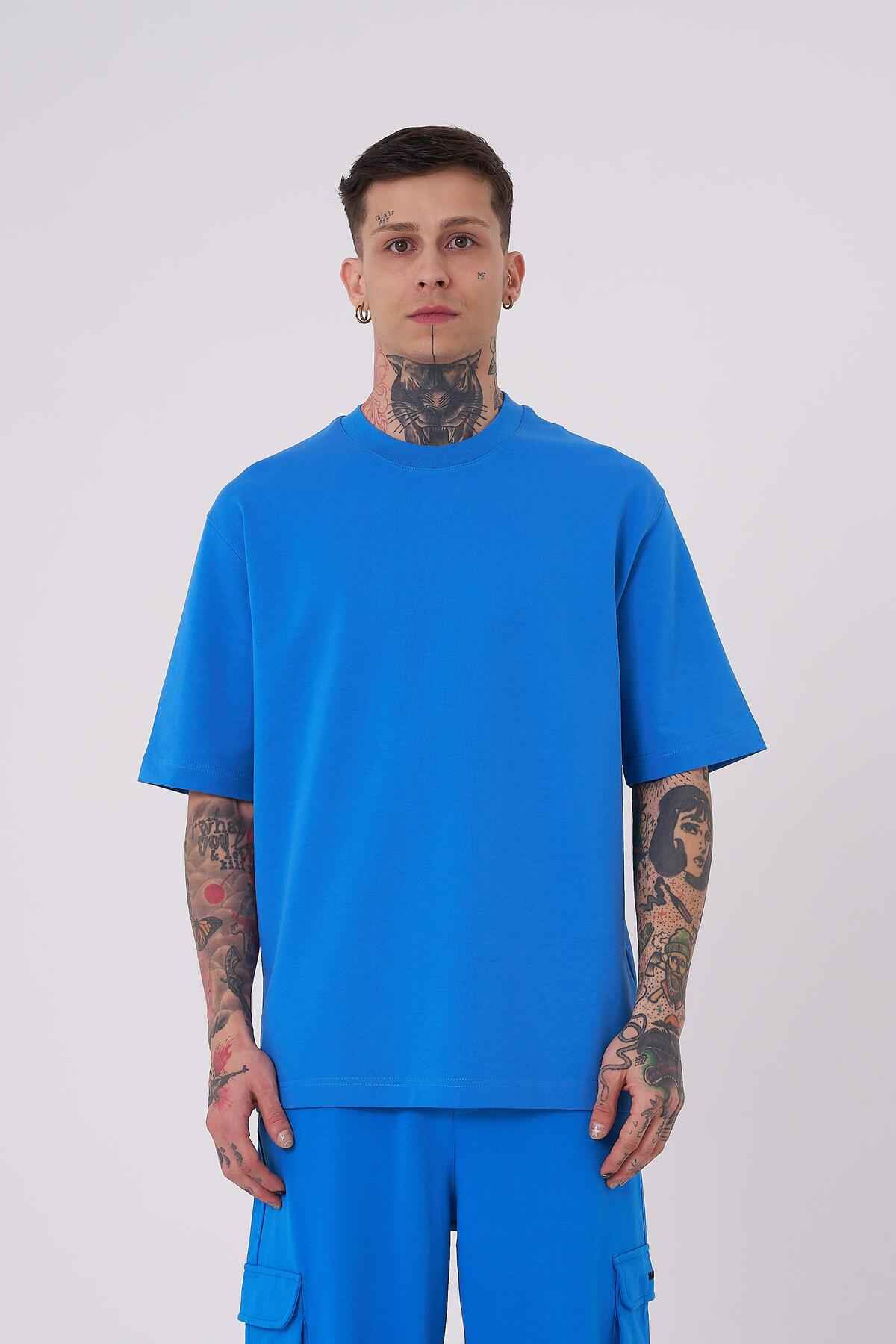 تیشرت مردانه بدون نام پایه ریلکس اکرو