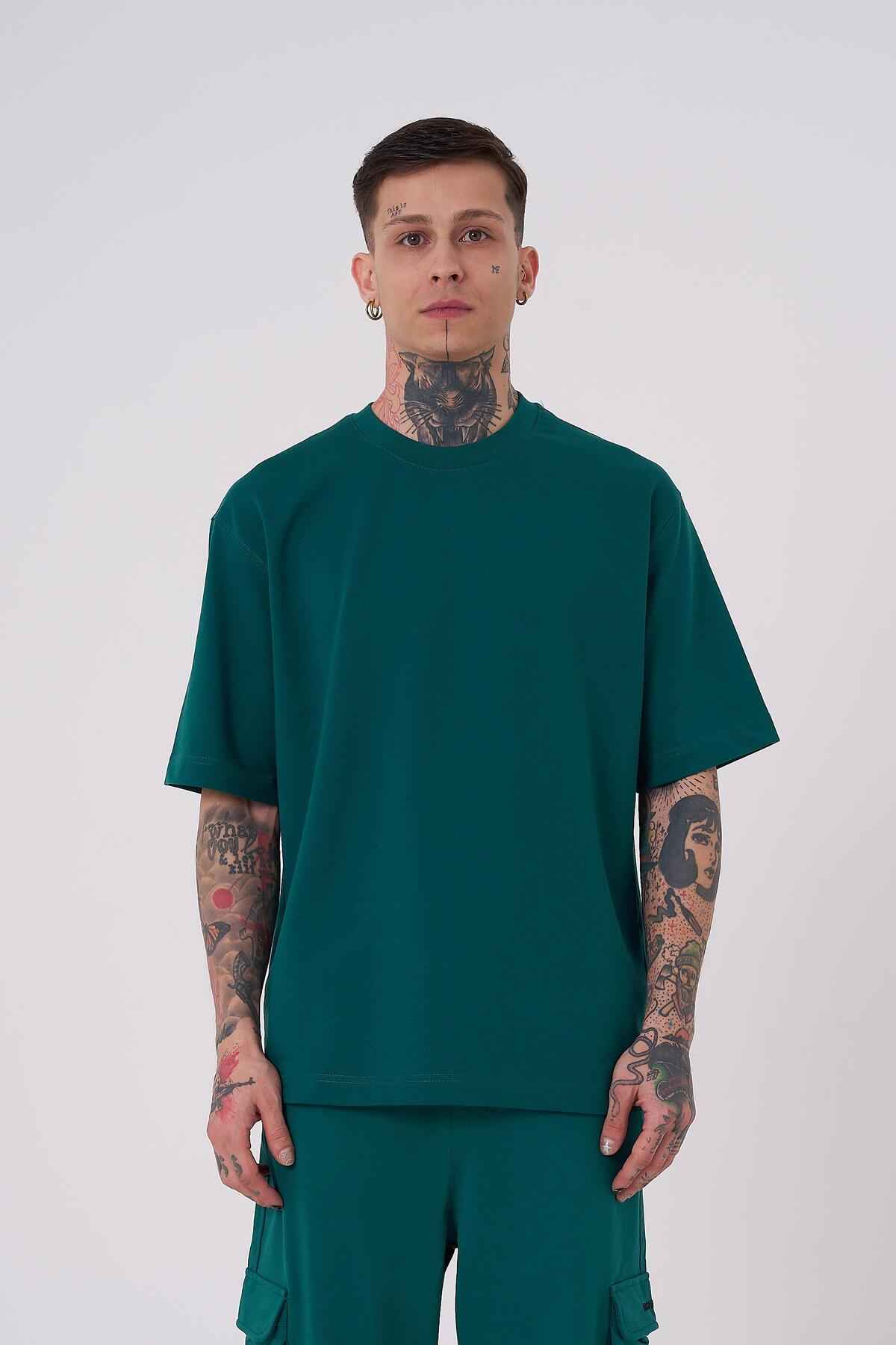 تیشرت مردانه بدون نام پایه ریلکس اکرو