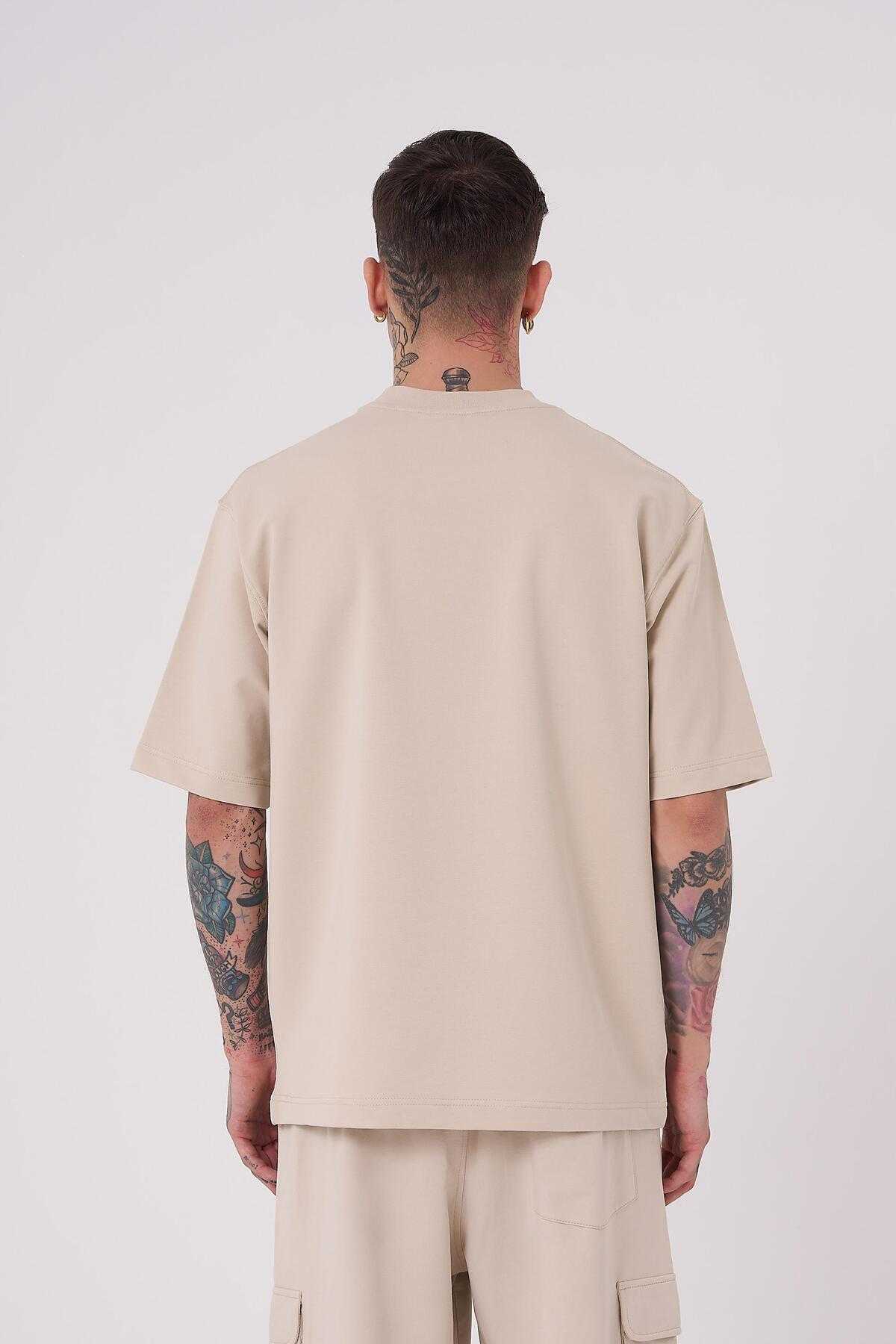 تیشرت مردانه بدون نام پایه ریلکس اکرو